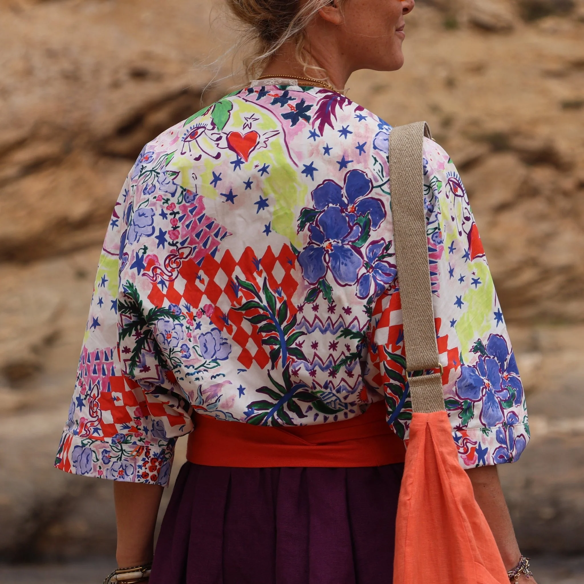 Ceinture Anita  - lin orange - Image 8