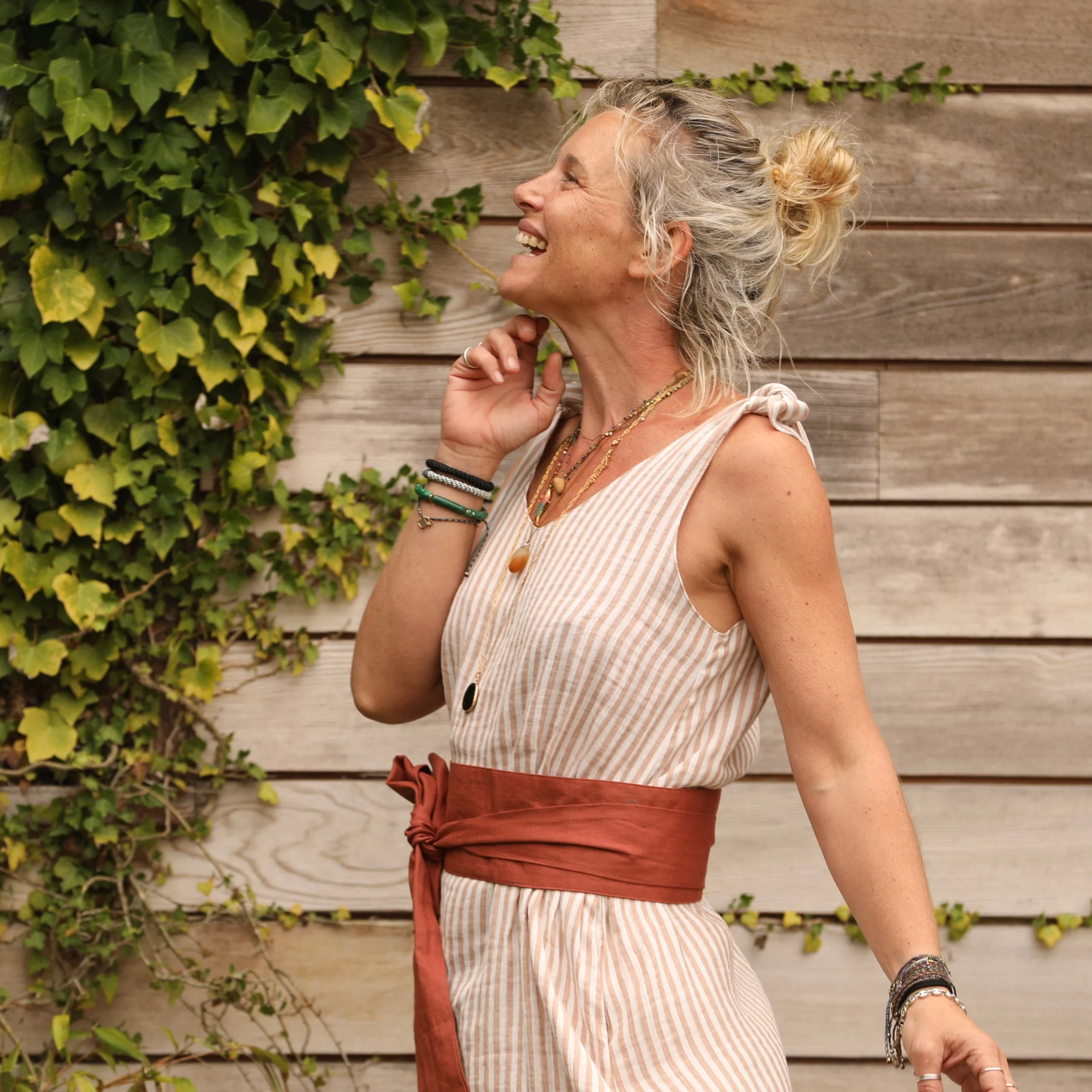 Ceinture Anita - lin terracotta - Image 5