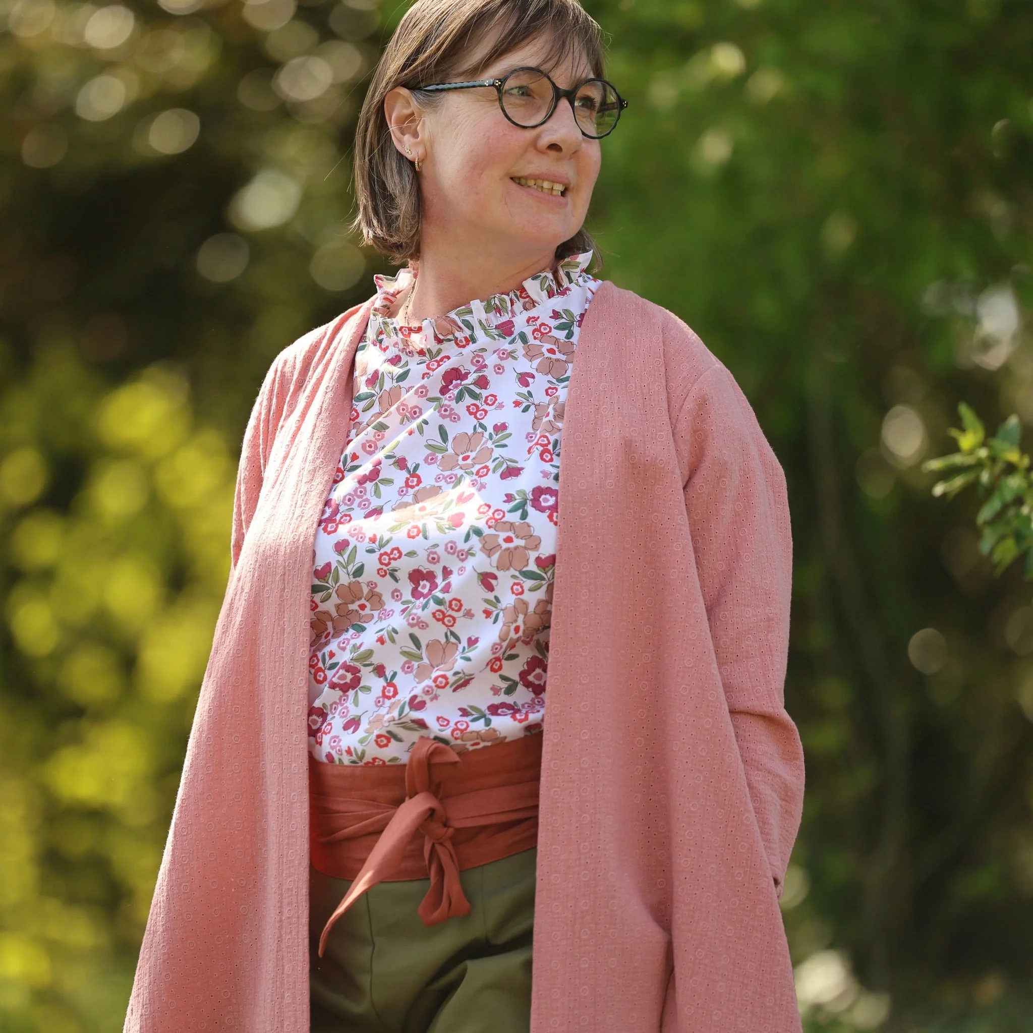 Ceinture Anita - lin terracotta - Image 9
