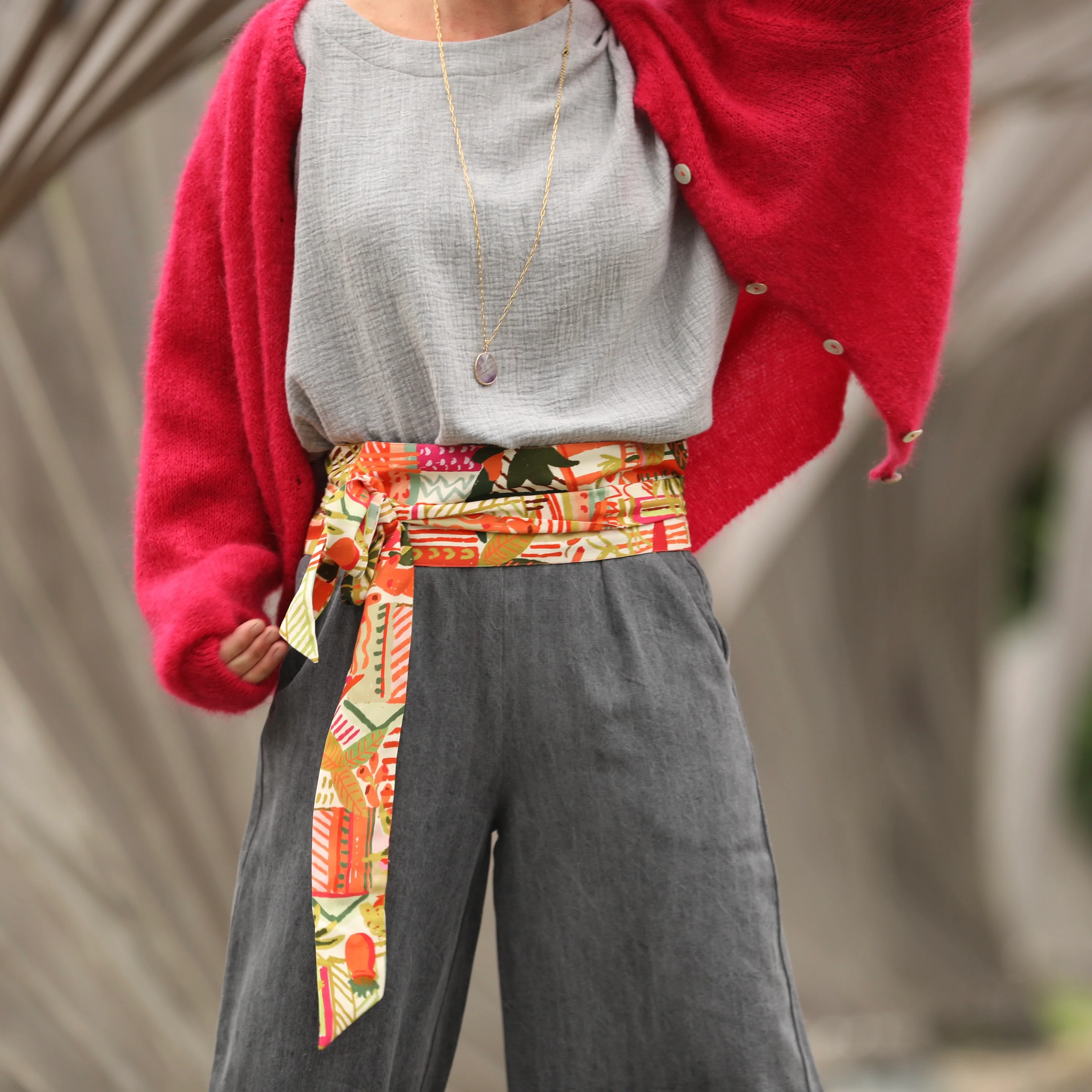 Ceinture Anita  - verdure tropicale - Image 9