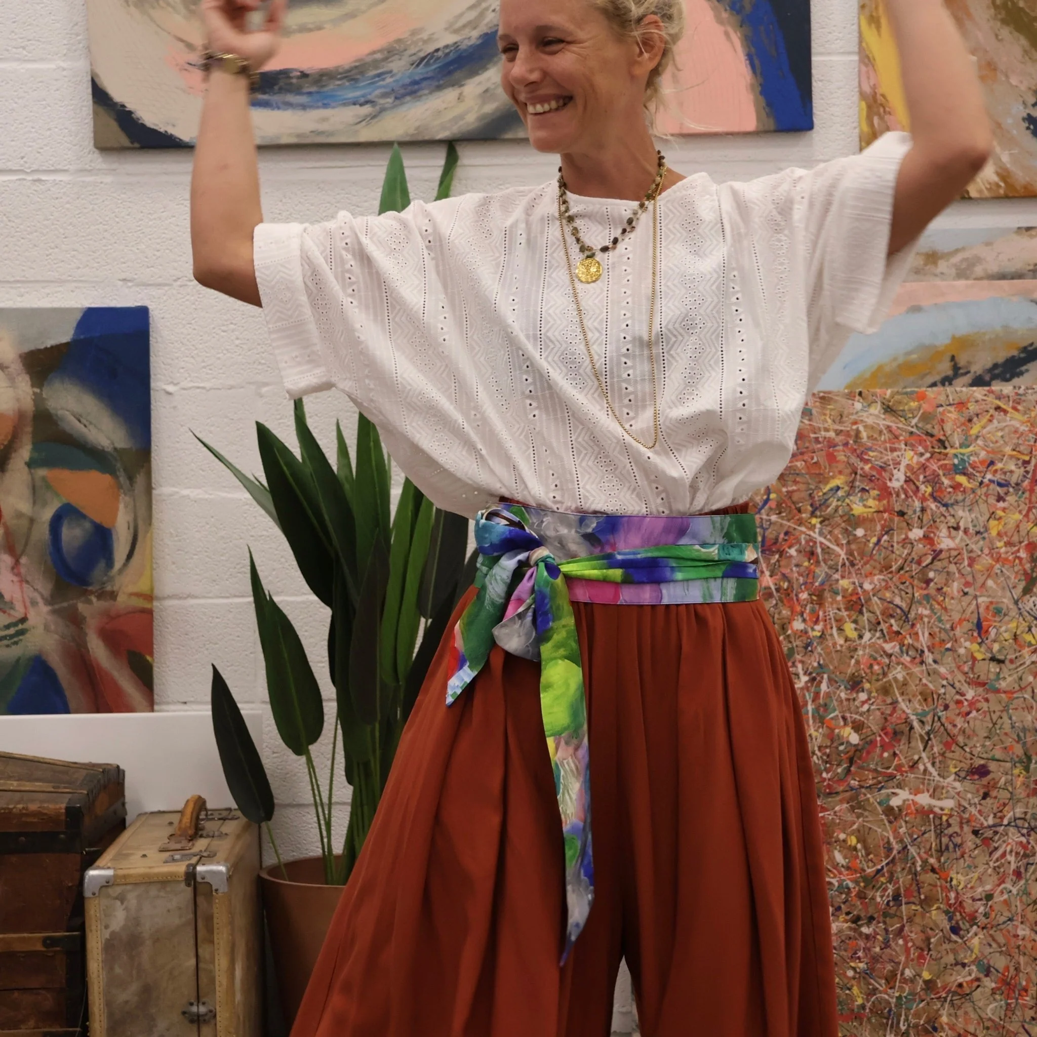 Ceinture Anita  - viscose Botanique - Image 3