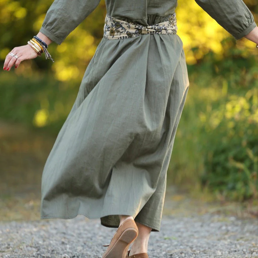 Ceinture Anita – Voile de coton fougère - Image 5