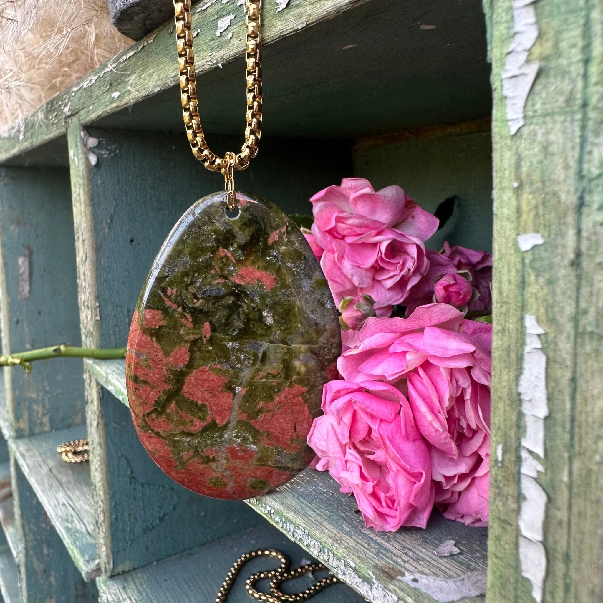 Collier Harmonie unakite