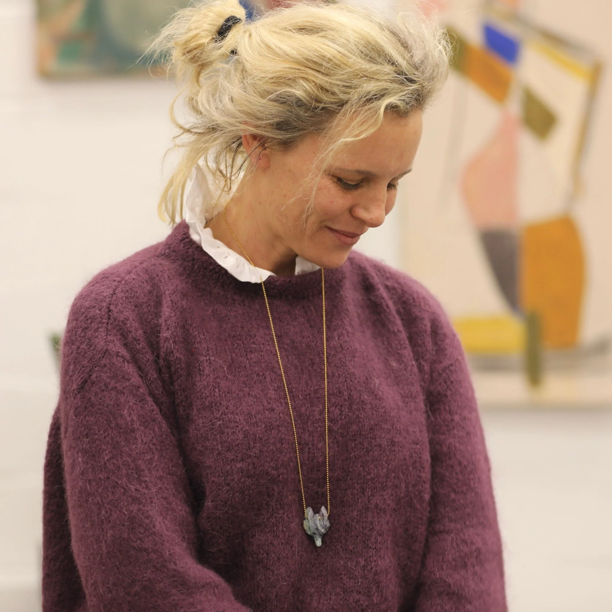 Collier Liberté violette - Image 3