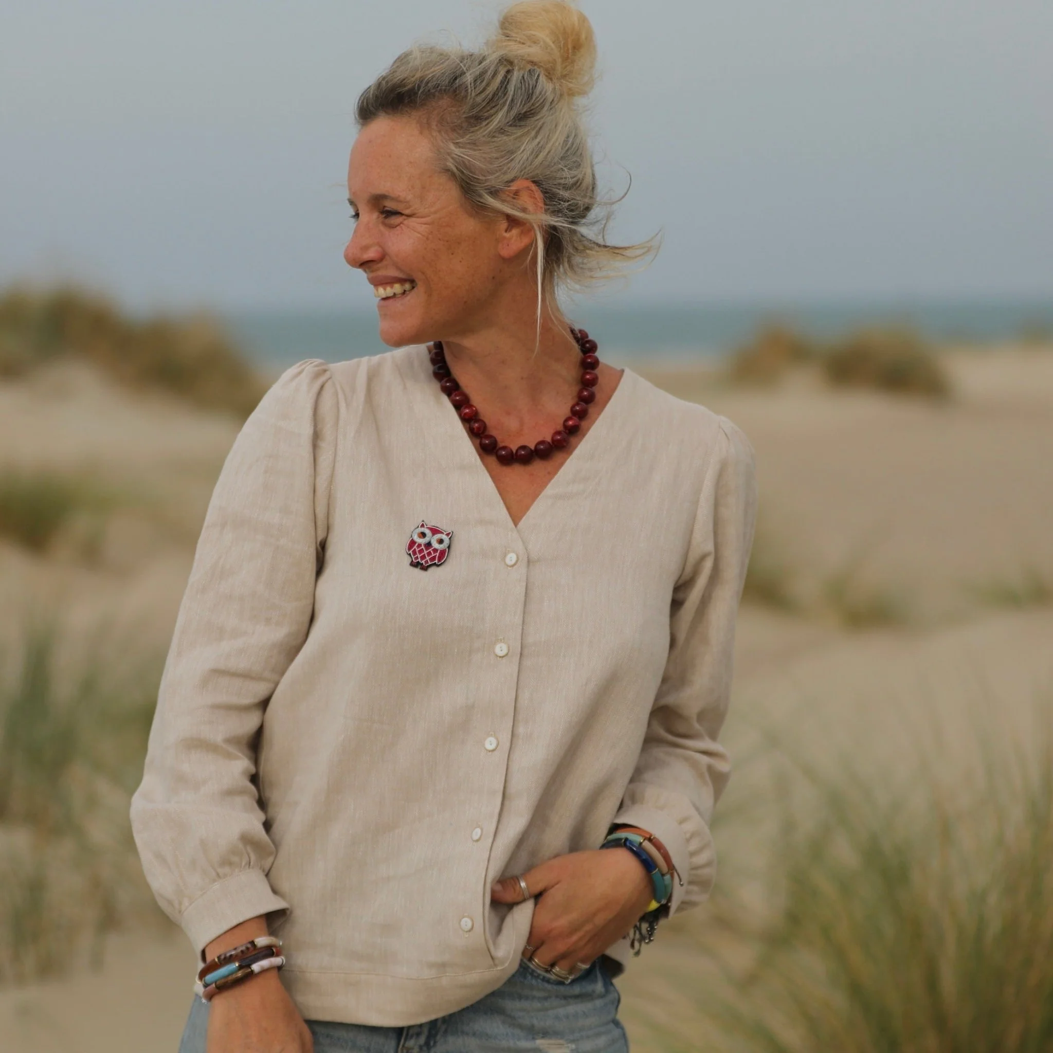 Collier Silice – Résine & éclat minéral - Image 2