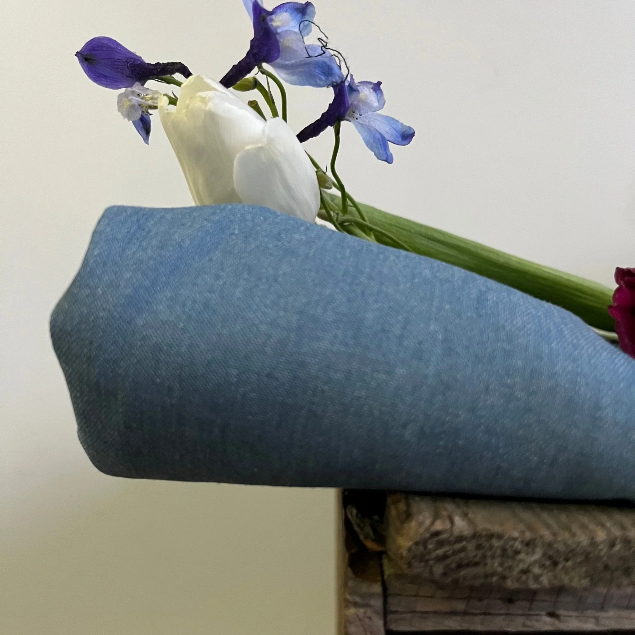 Coupon - jean bleu clair 150x100 (B41)