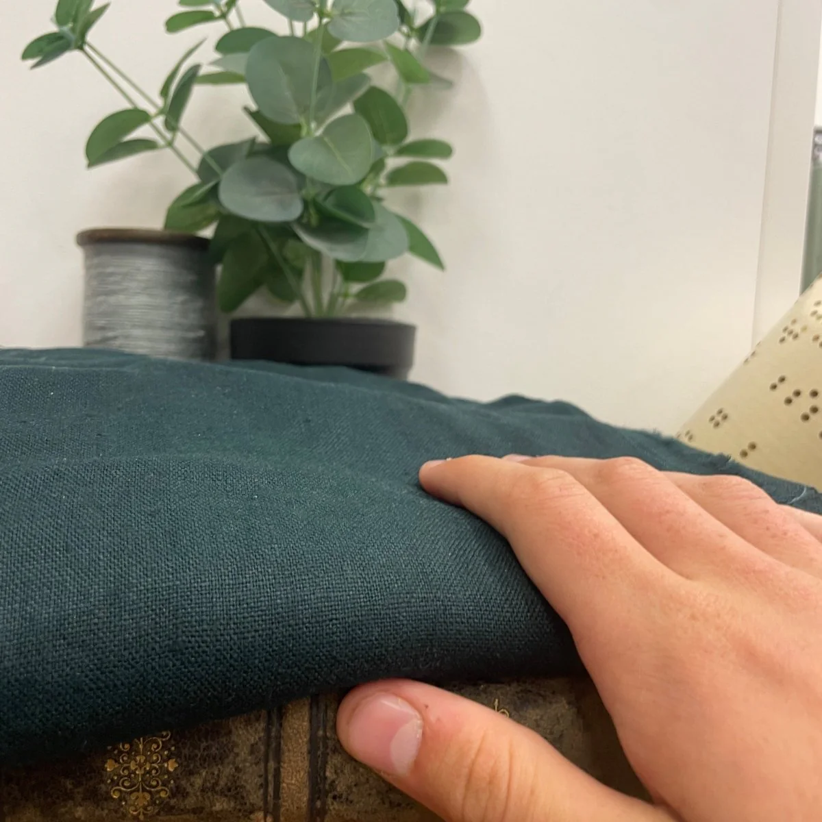 coupon - lin vert anglais 105x140-D66