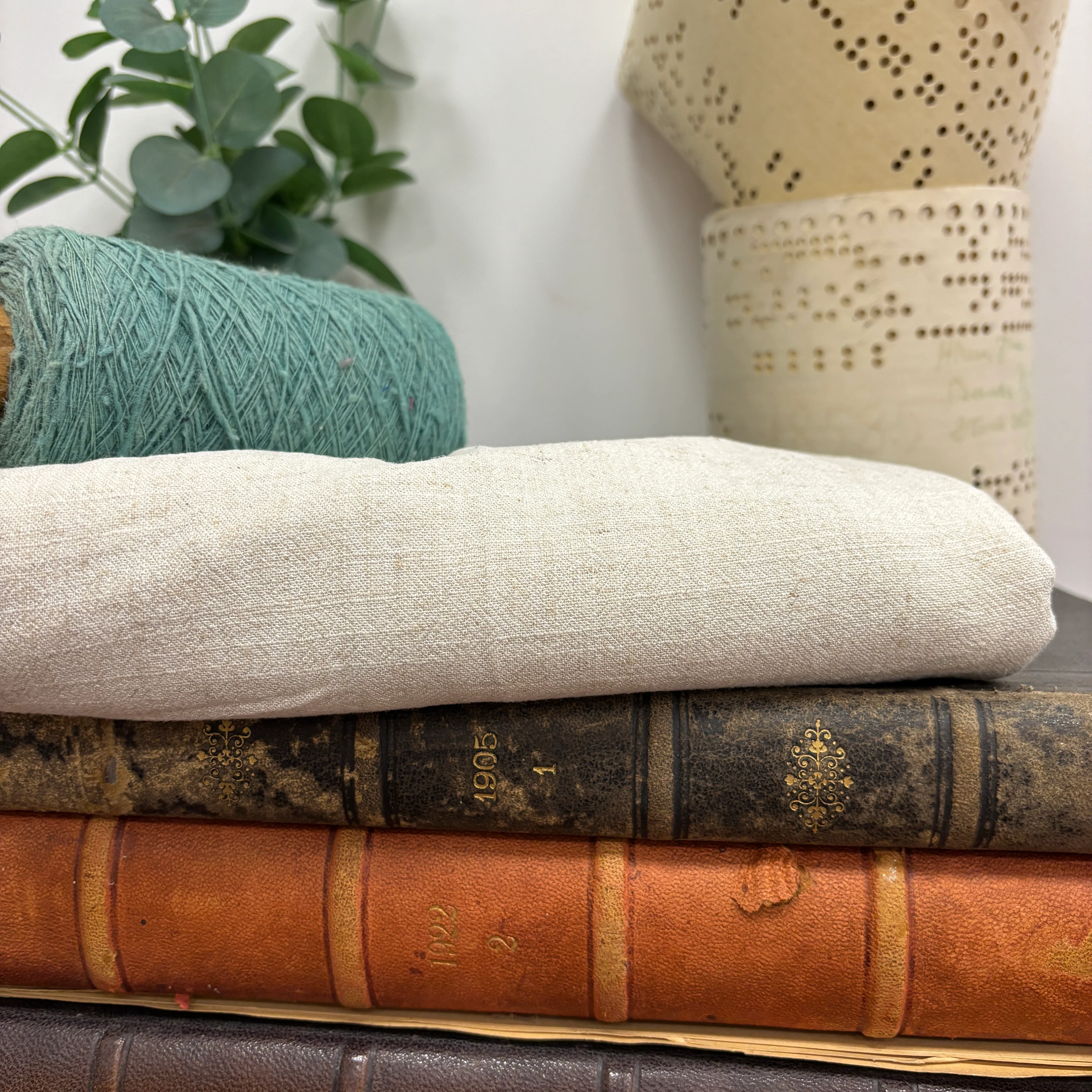 Coupon - lin viscose ficelle 140 cm de laize - E26