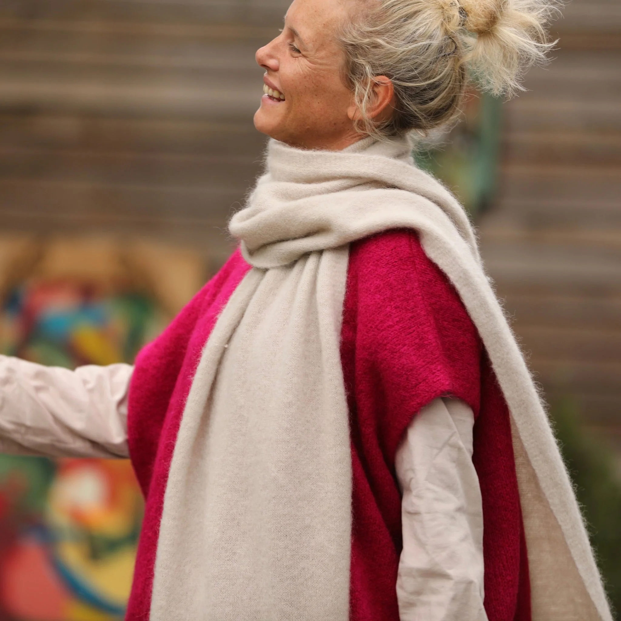 Echarpe Zénia - Ficelle - Image 3