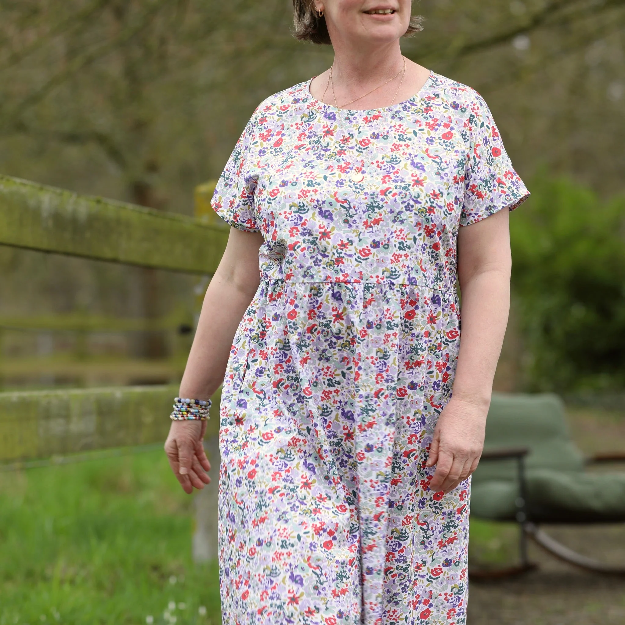 Robe Elsie - Lin bleu navy - Image 9