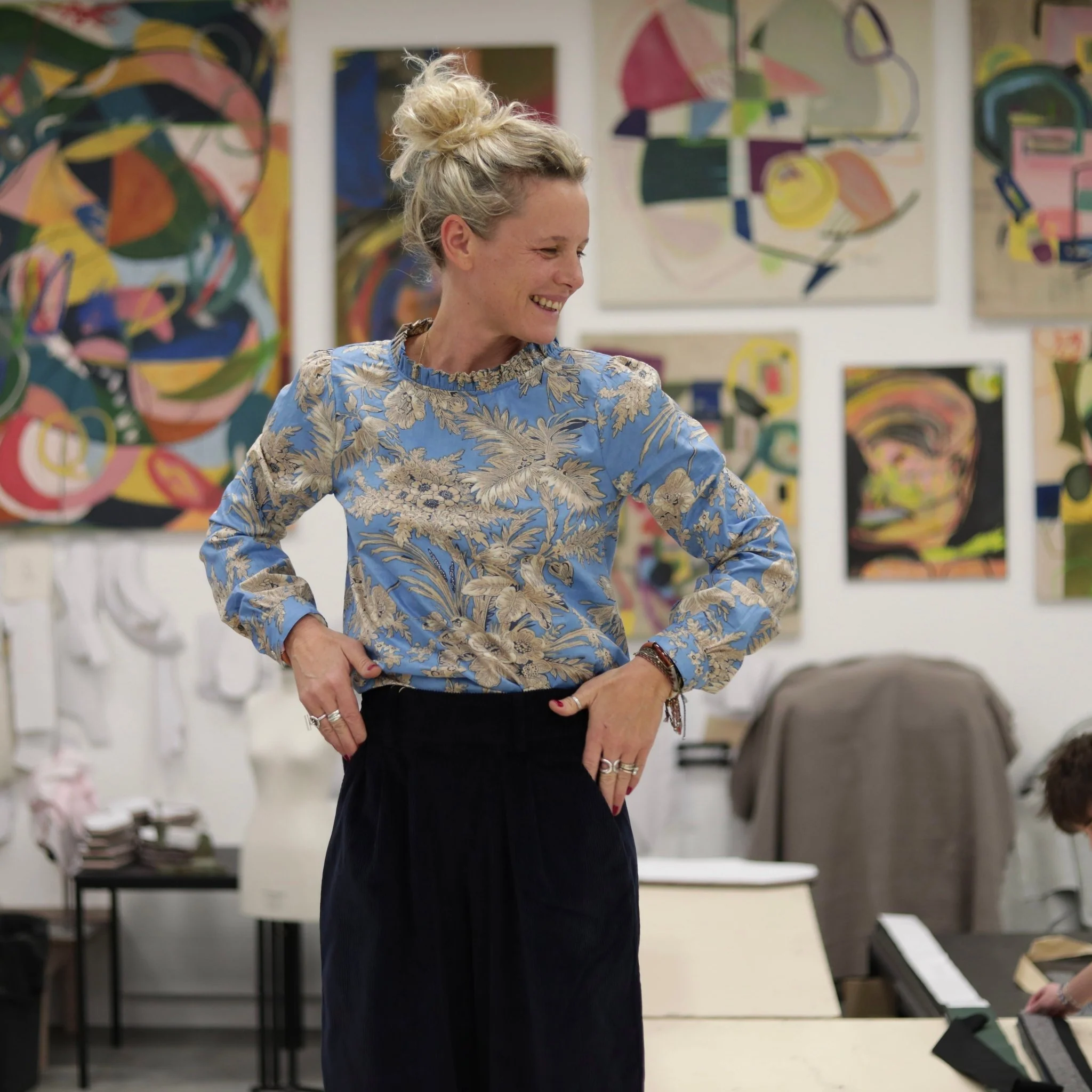 Blouse  Fantine - Pastoral Bleu - Image 4