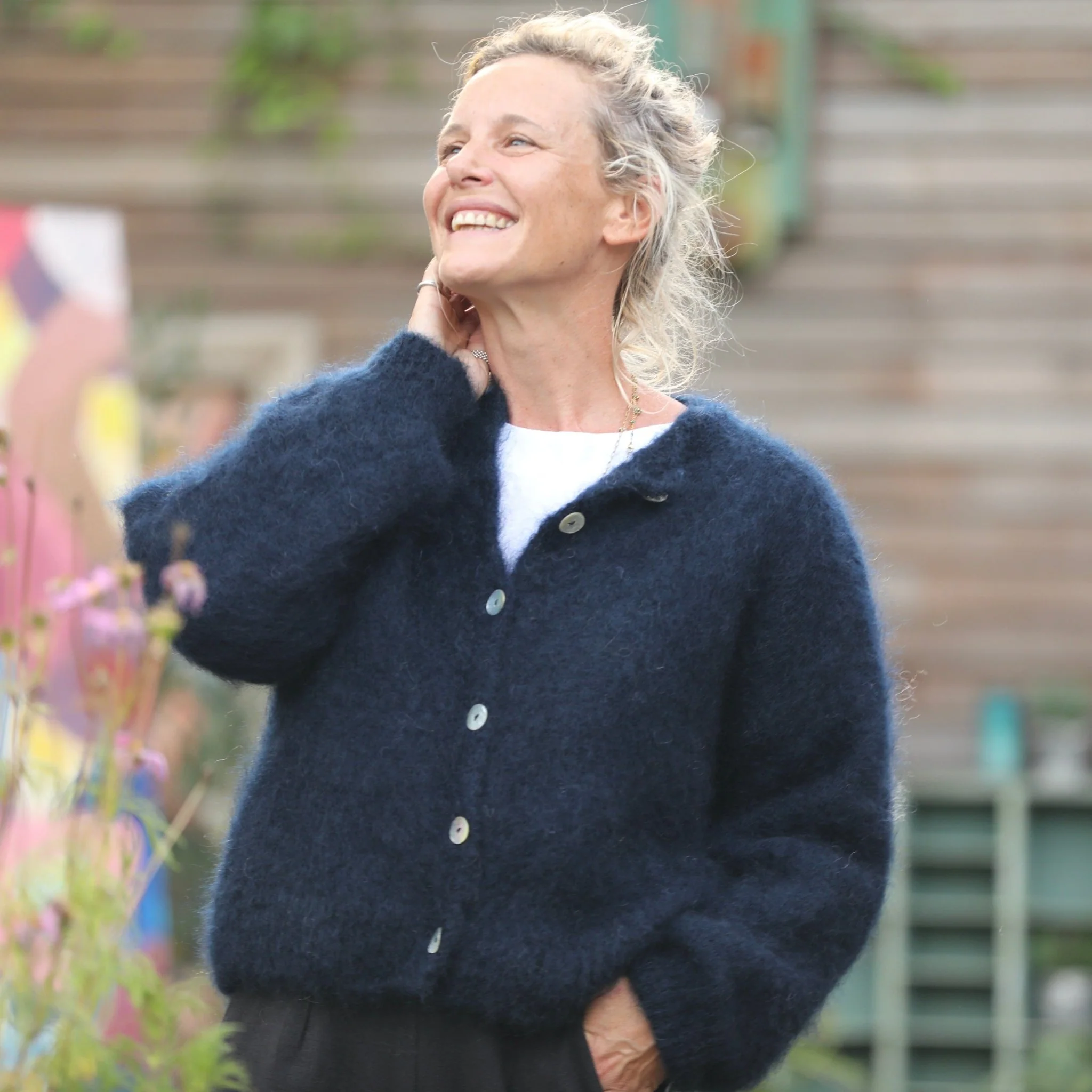 Gilet Appoline bleu marine - Image 6
