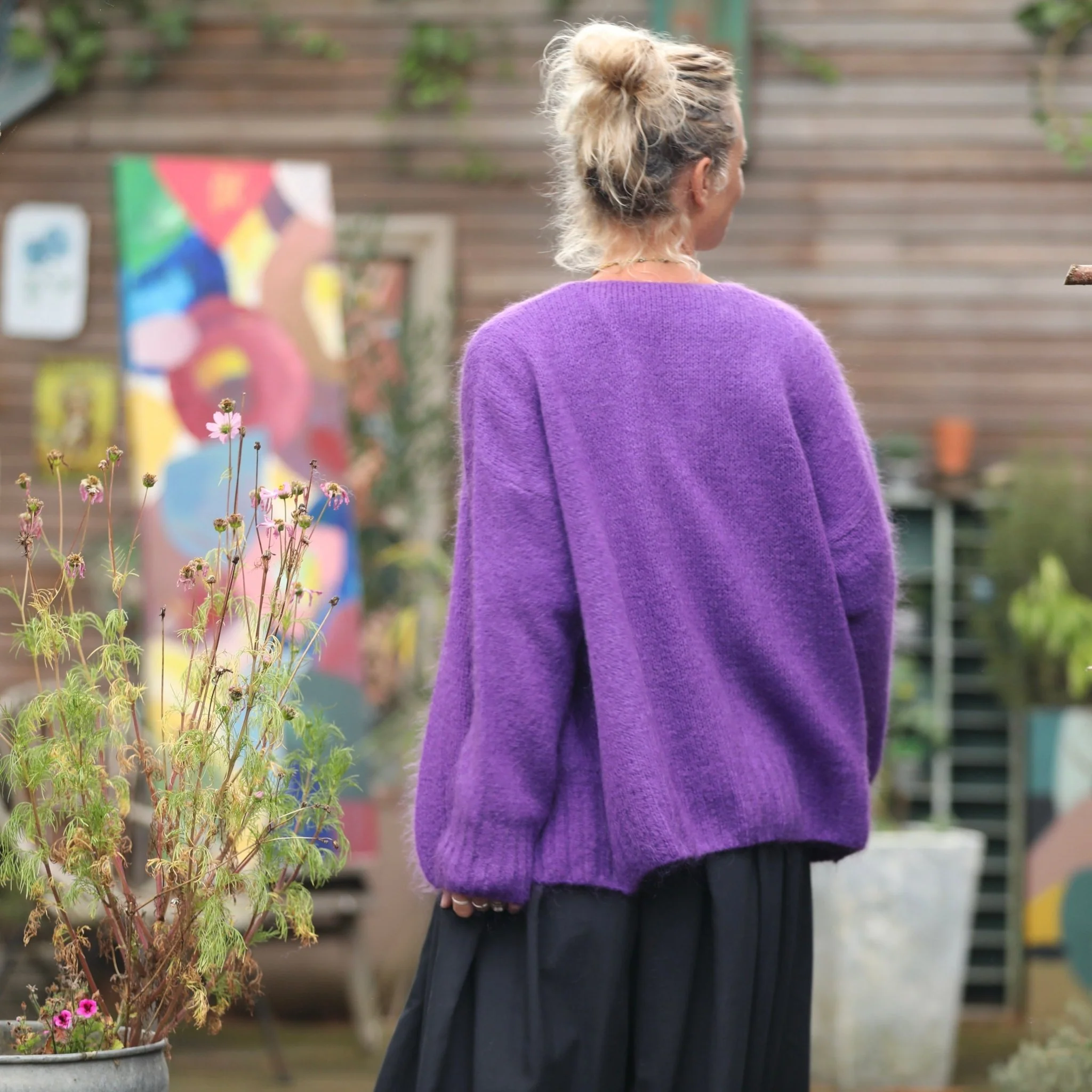 Gilet Augustine Violette - Image 2