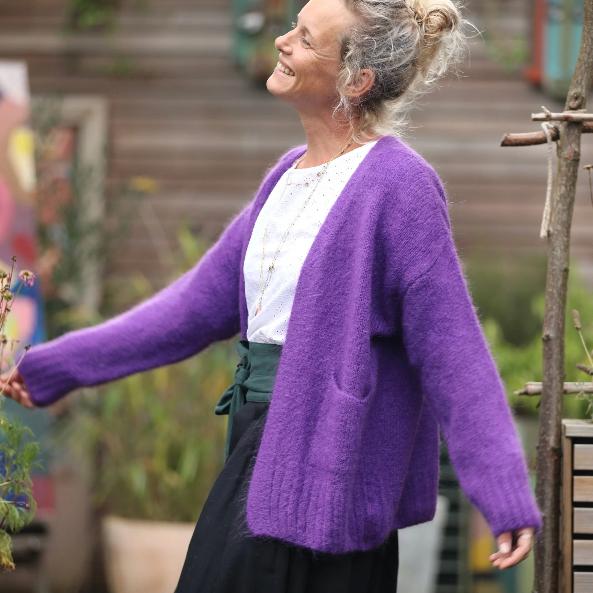 Gilet Augustine Violette - Image 3
