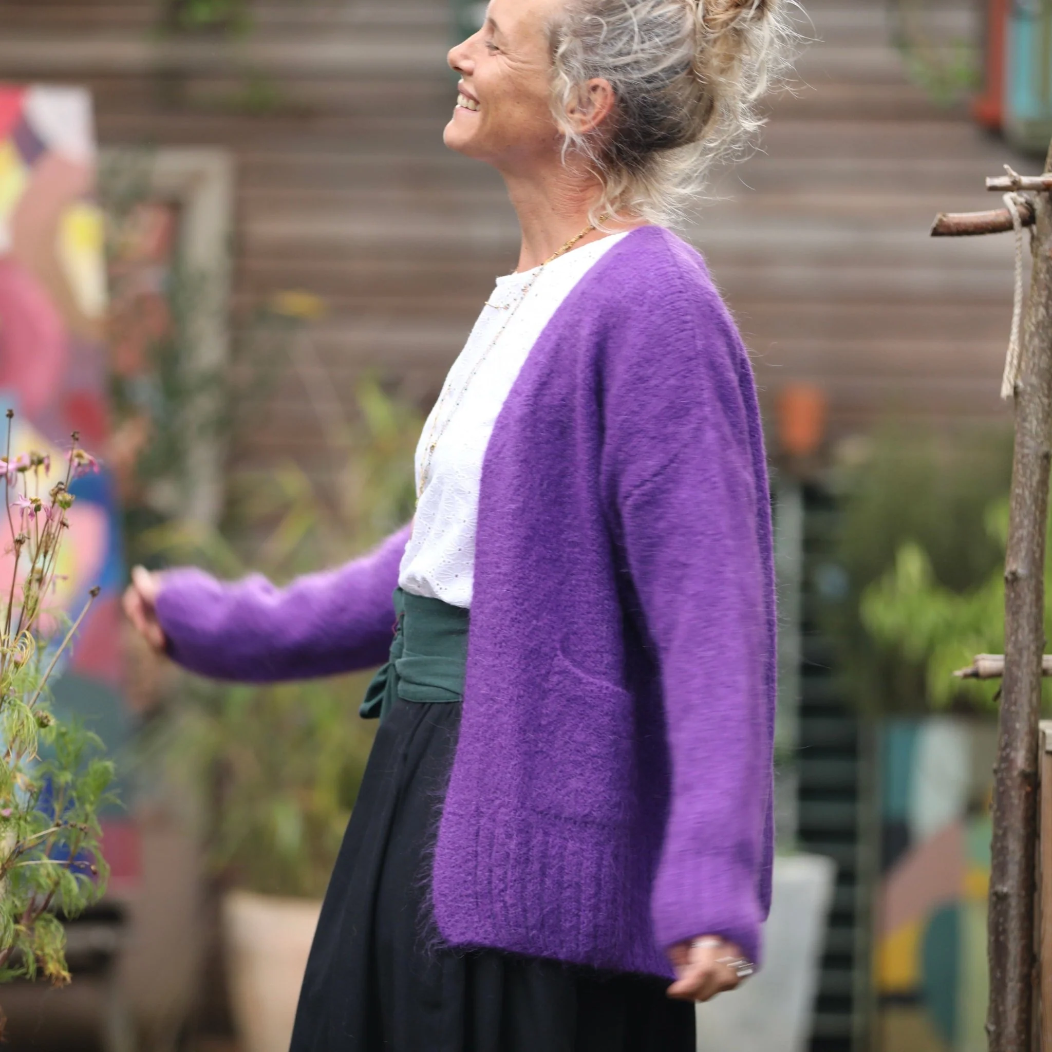 Gilet Augustine Violette - Image 6