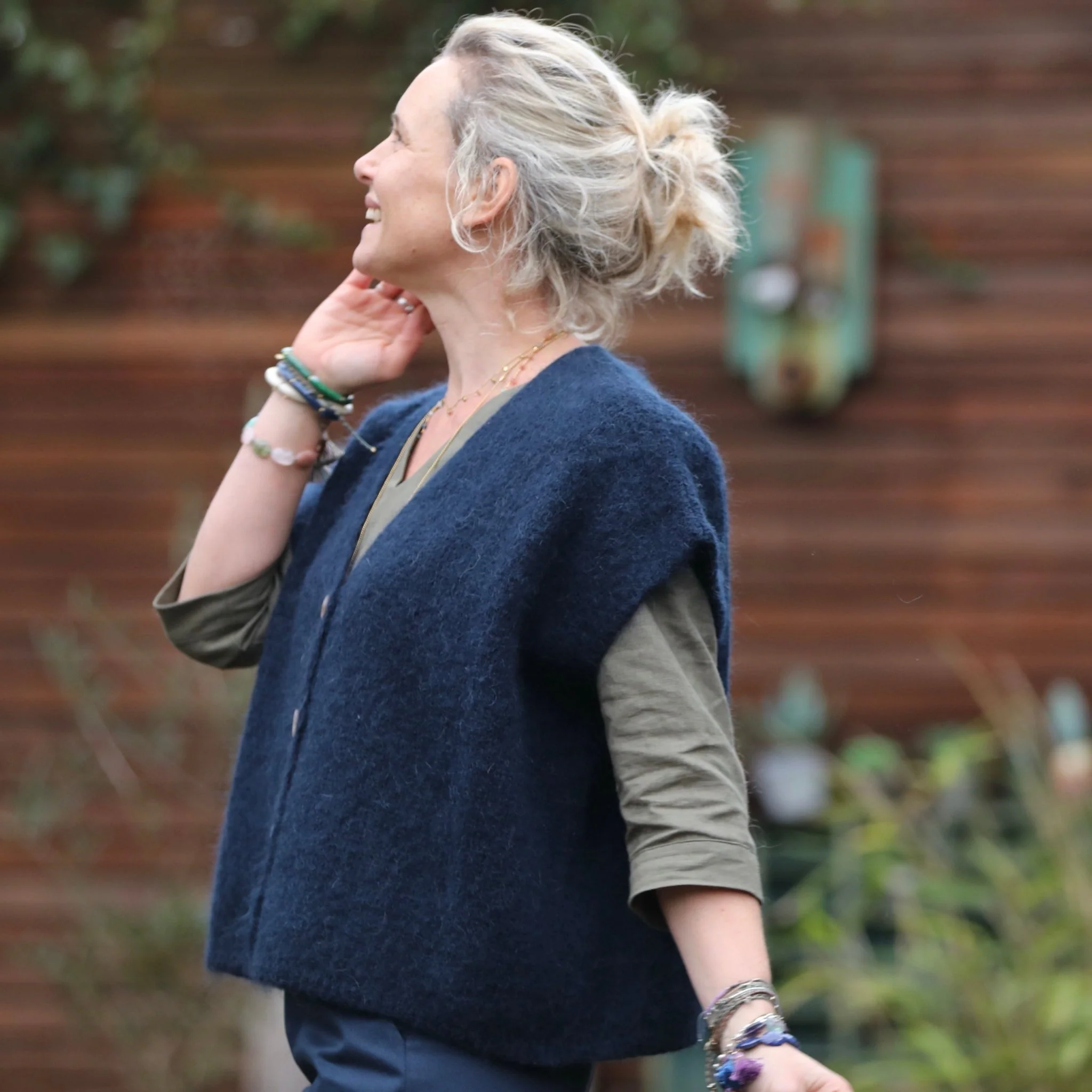Gilet Benjamine bleu marine - Image 3
