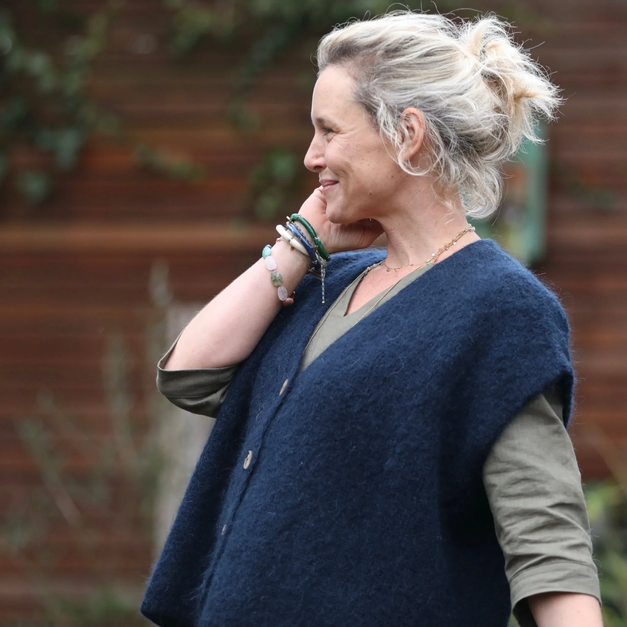 Gilet Benjamine bleu marine - Image 6