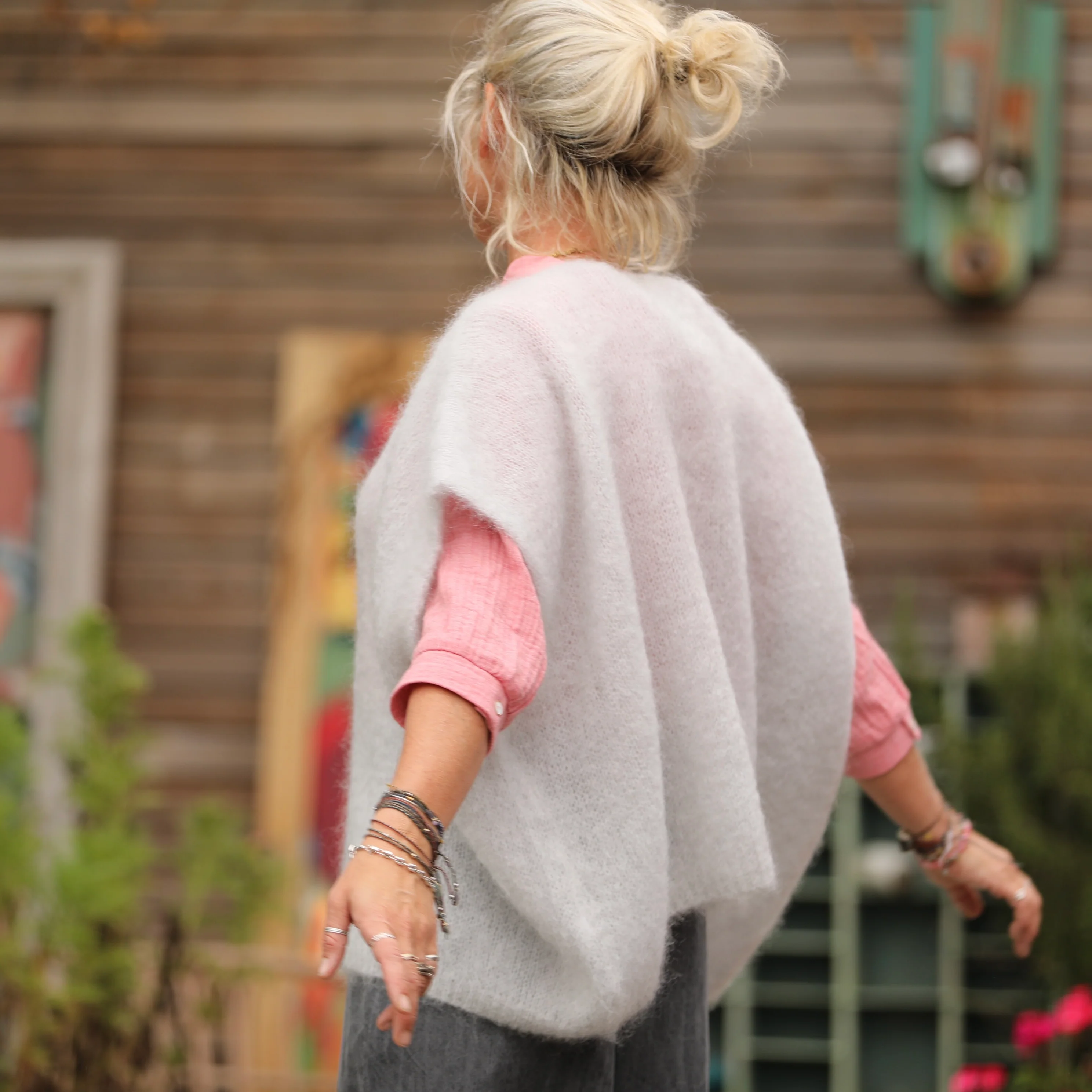 Gilet  Cassiopé - Gris clair - Image 6