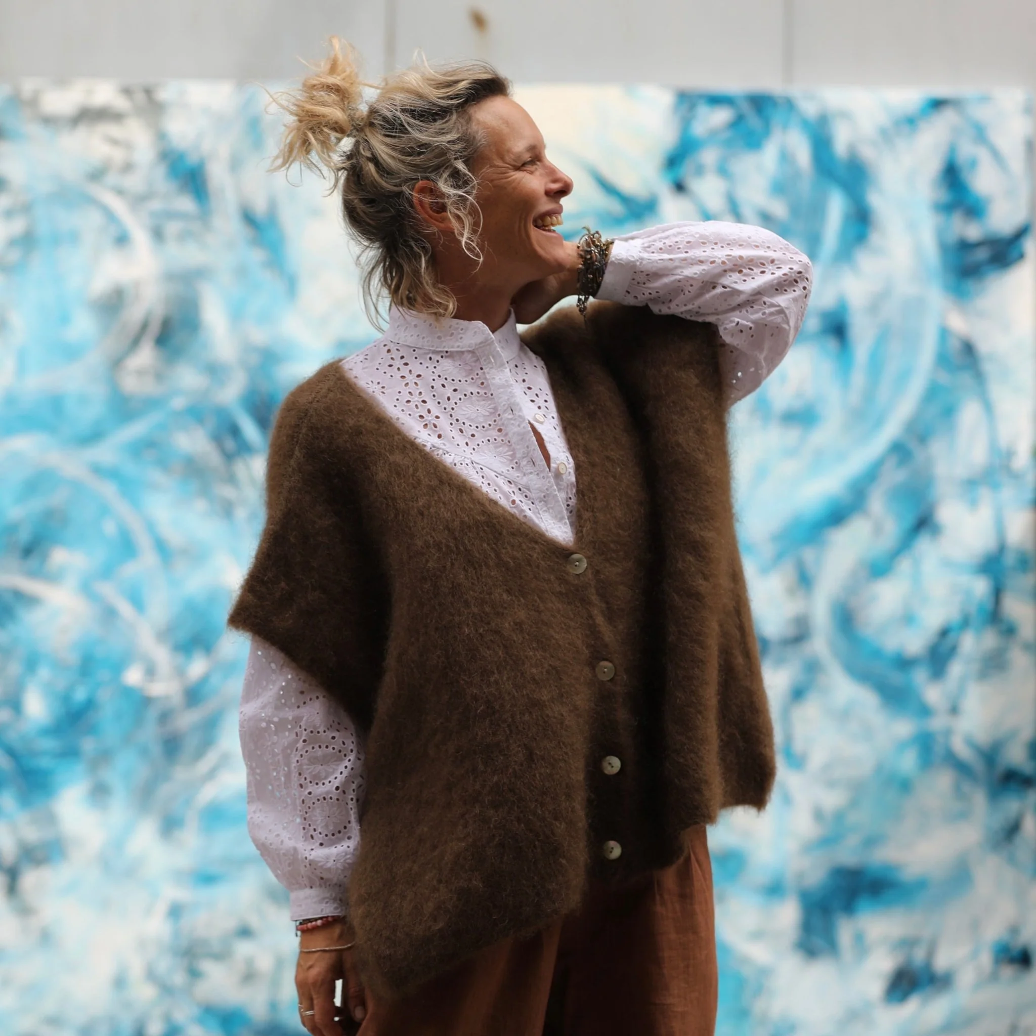 Gilet Cassiopé - Moka - Image 6
