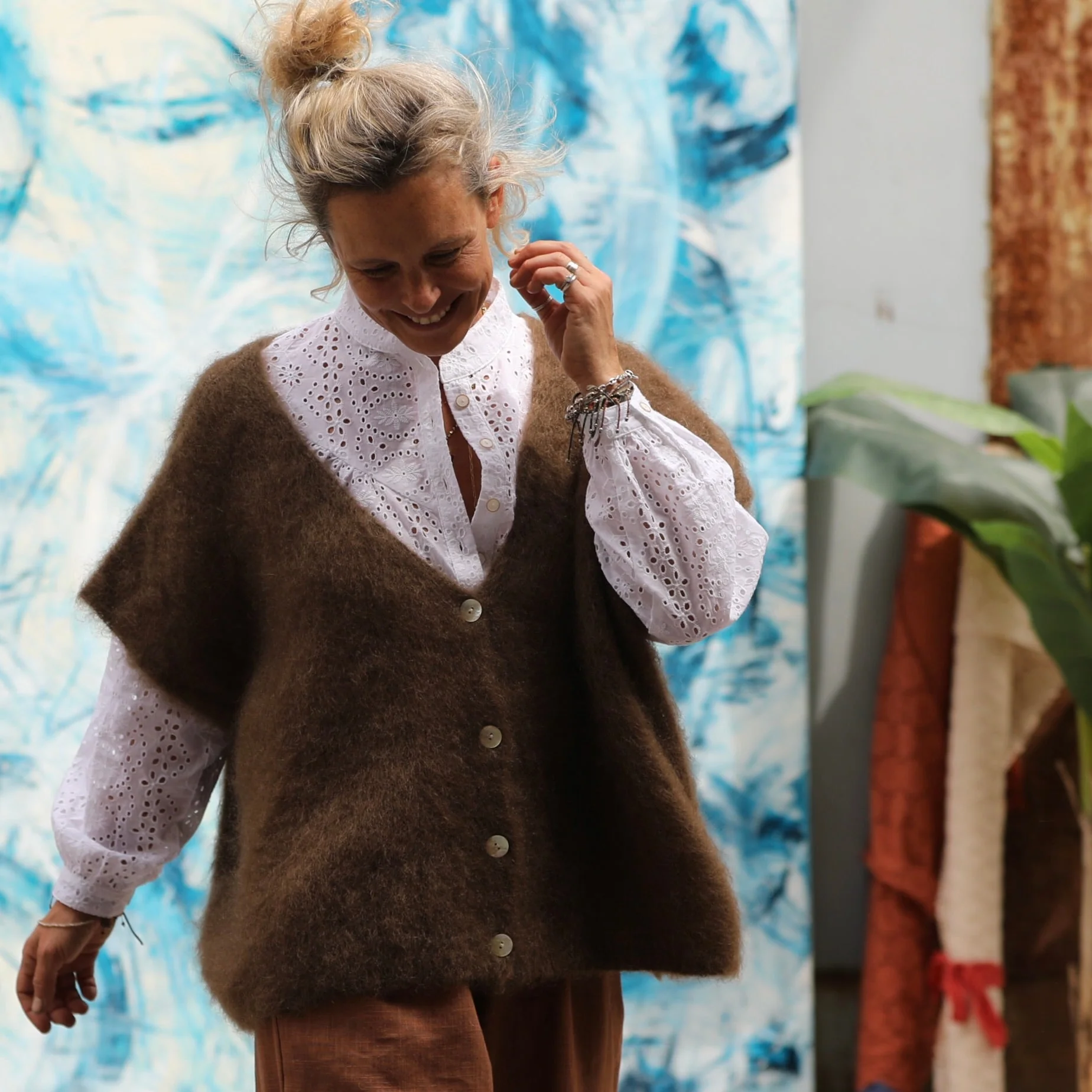 Gilet Cassiopé - Moka - Image 7
