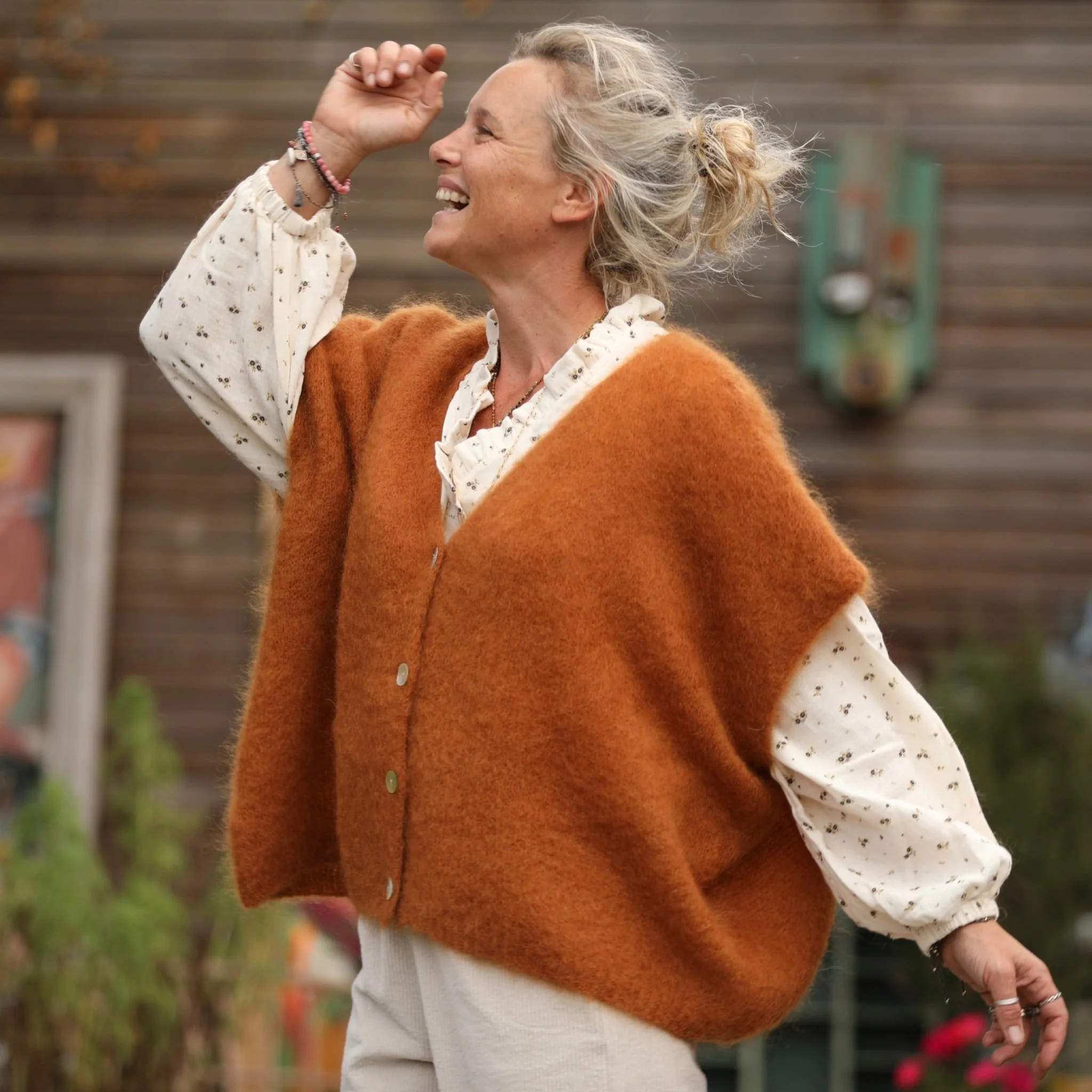 Gilet Cassiopé - Noisette - Image 5