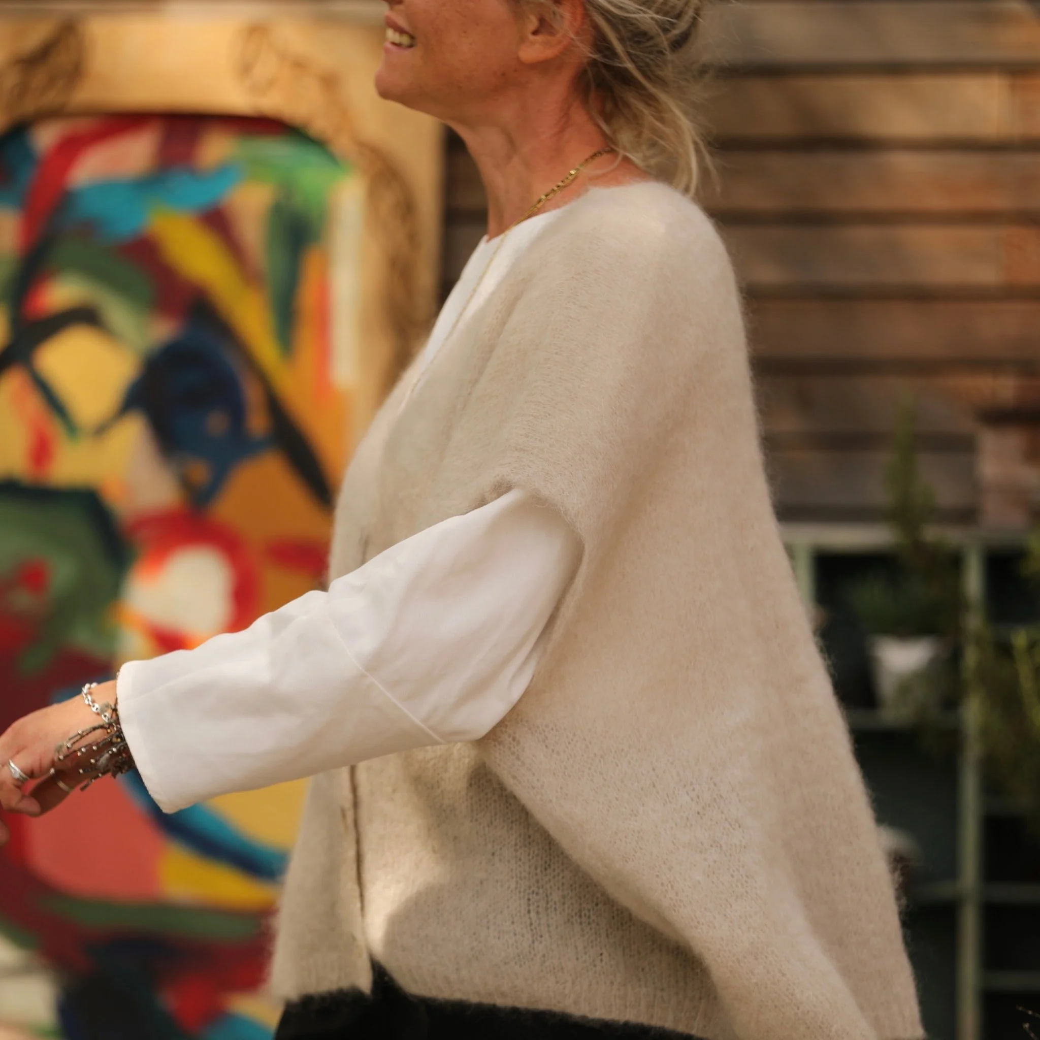 Gilet Cassiopé - Ficelle - Image 5
