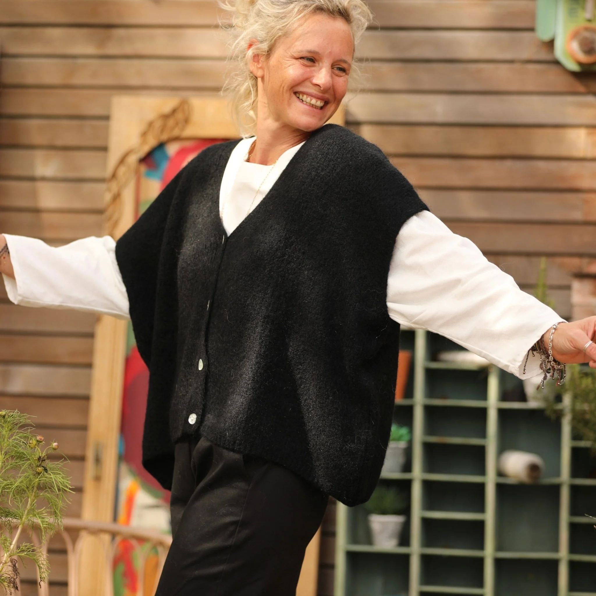 Gilet Claudia - Noir
