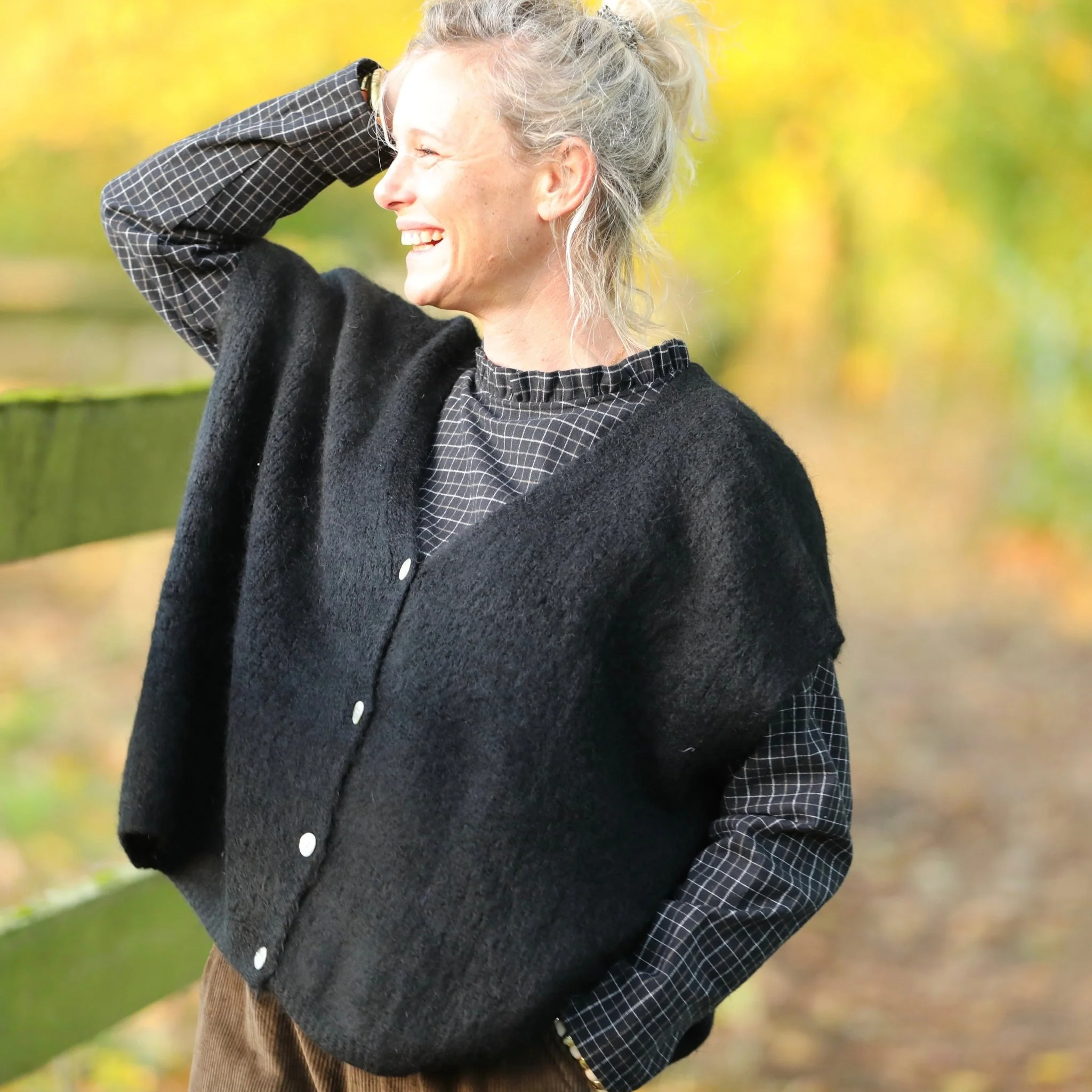 Gilet Claudia - Noir - Image 3