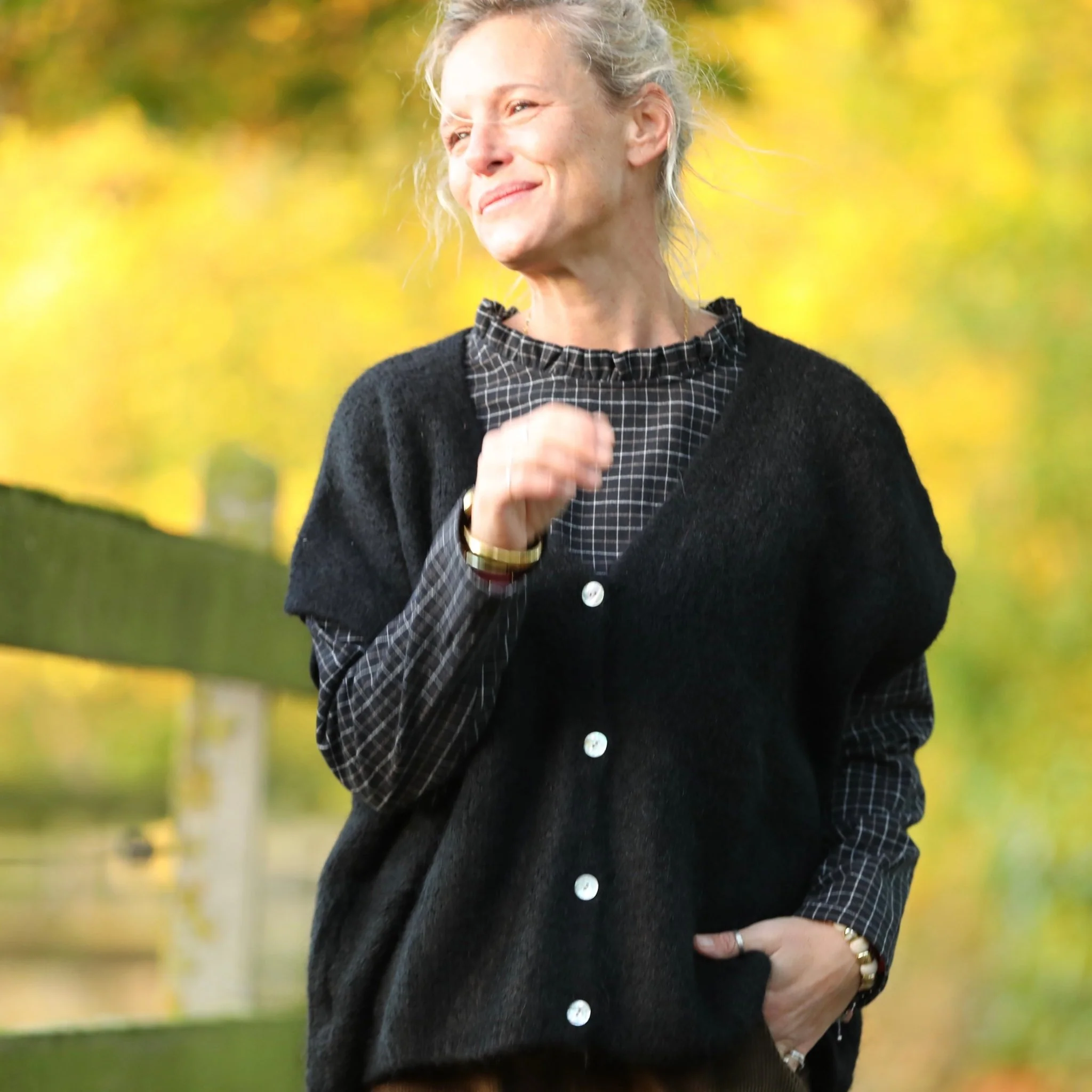 Gilet Claudia - Noir - Image 7