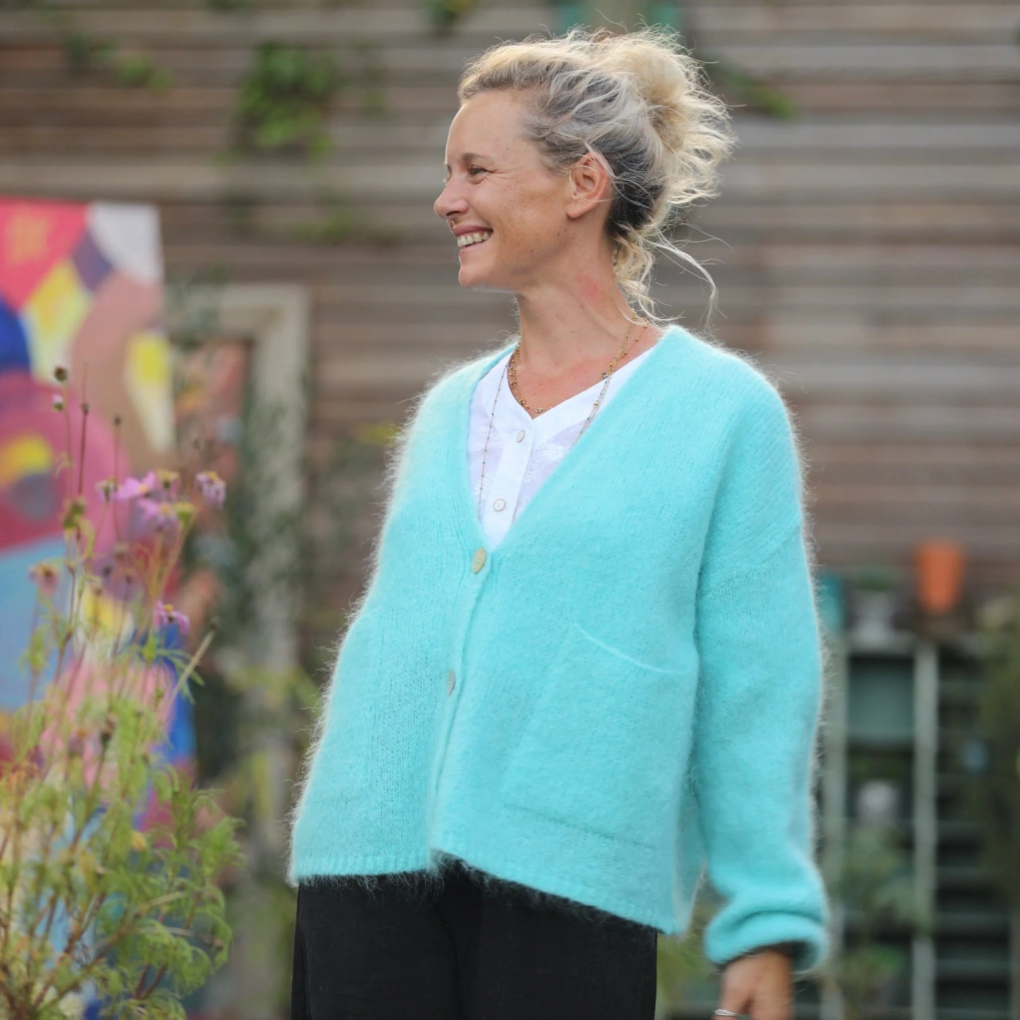 Gilet Eve Turquoise - Image 3