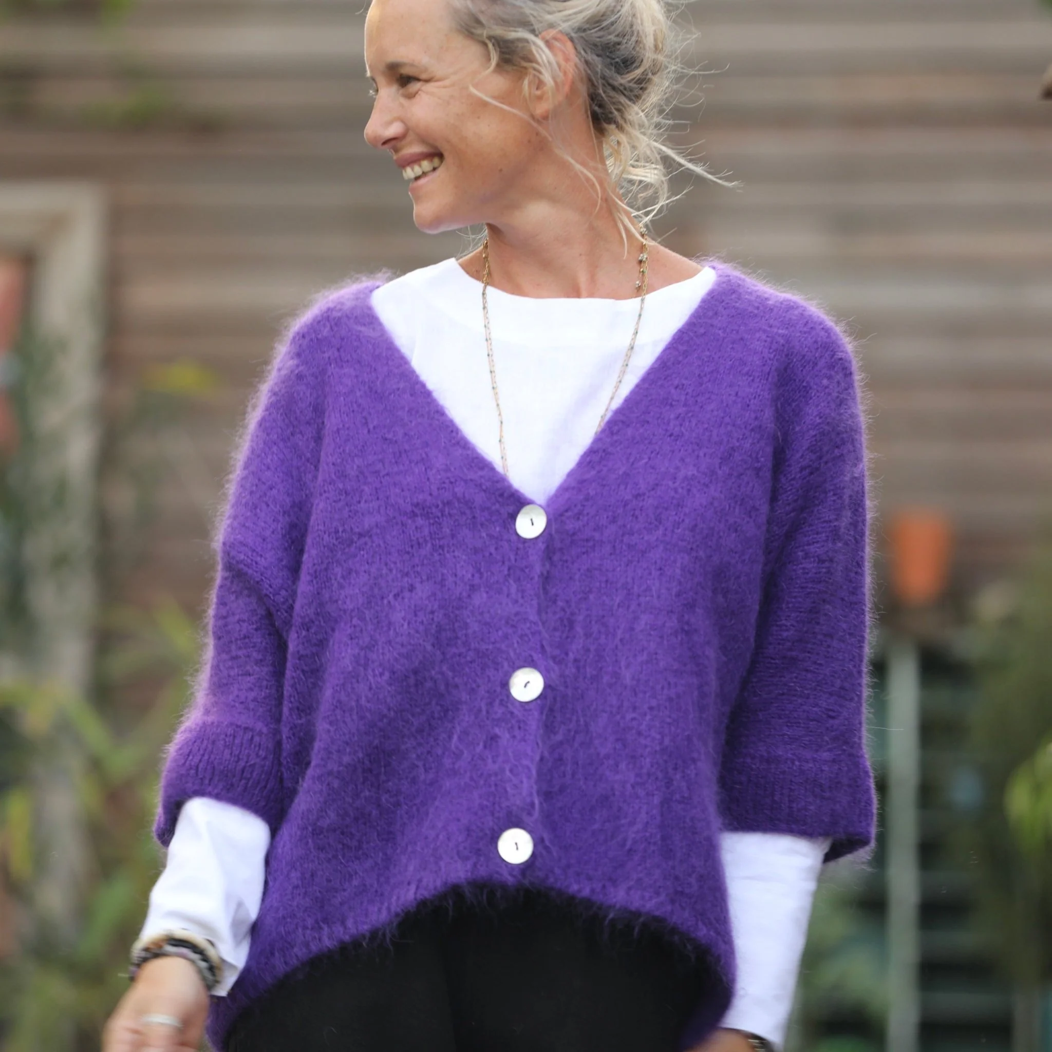Gilet Hana Violette - Image 3