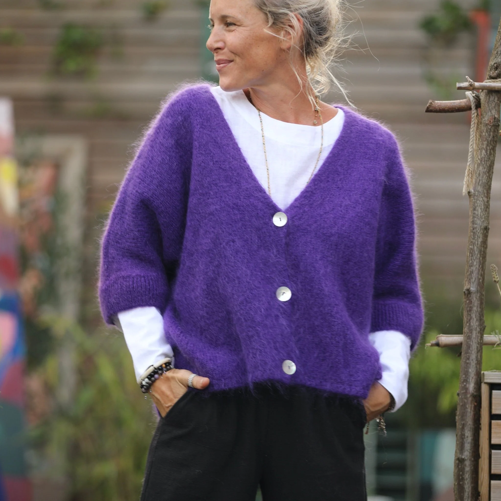 Gilet Hana Violette - Image 5