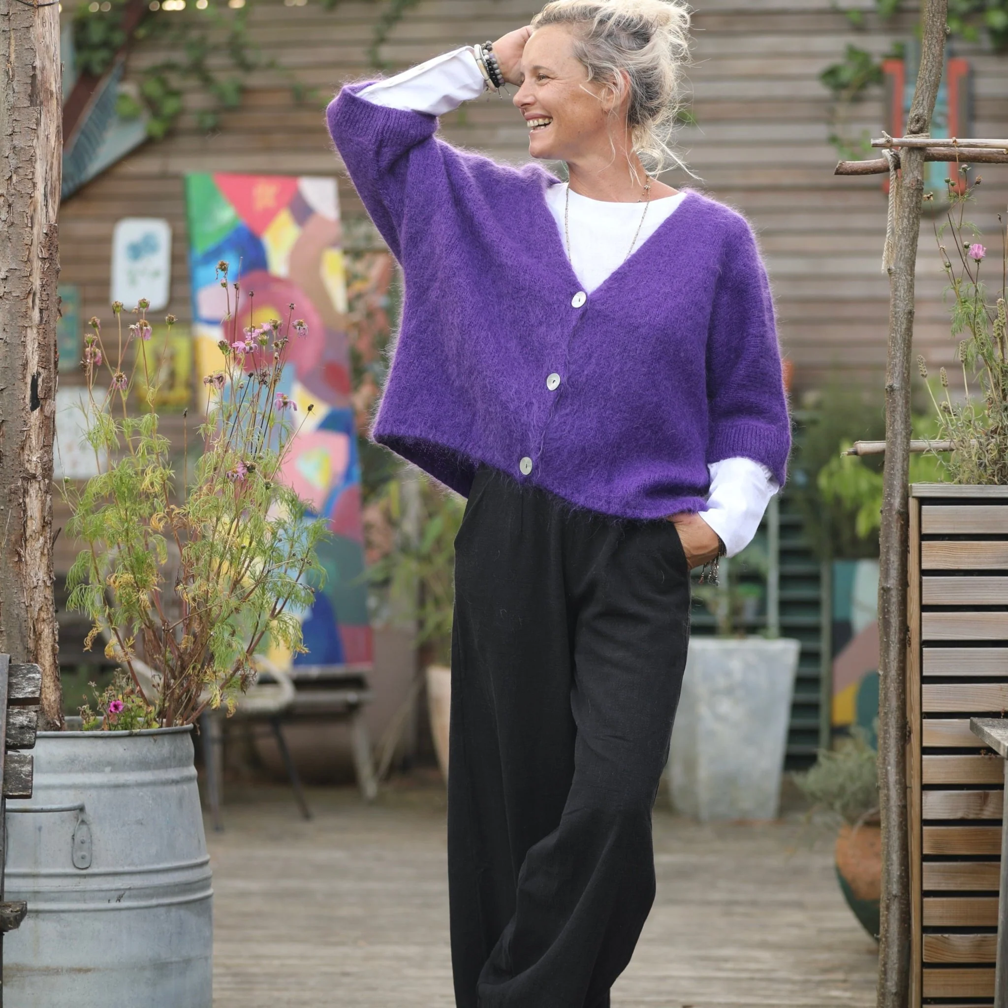 Gilet Hana Violette - Image 6