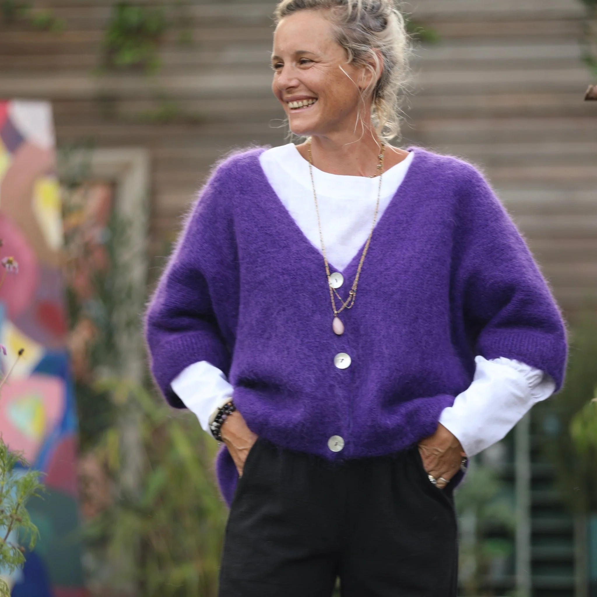 Gilet Hana Violette - Image 7