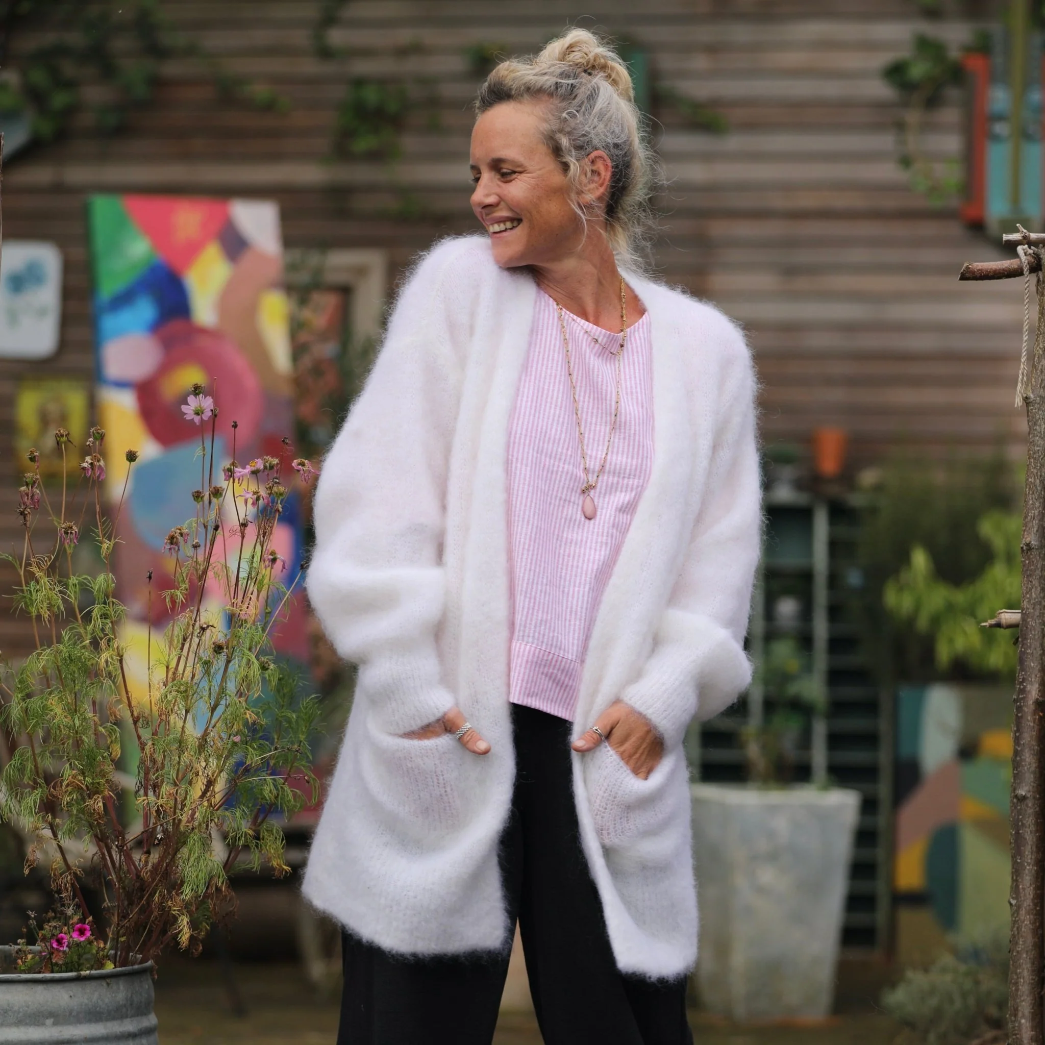 Gilet Heidi ivoire - Image 3