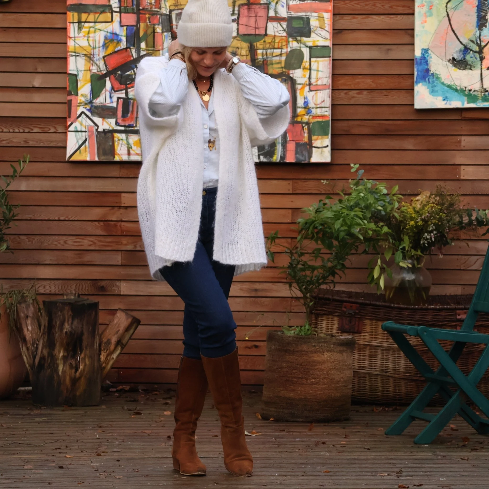 Gilet Naëlle ivoire - Image 5