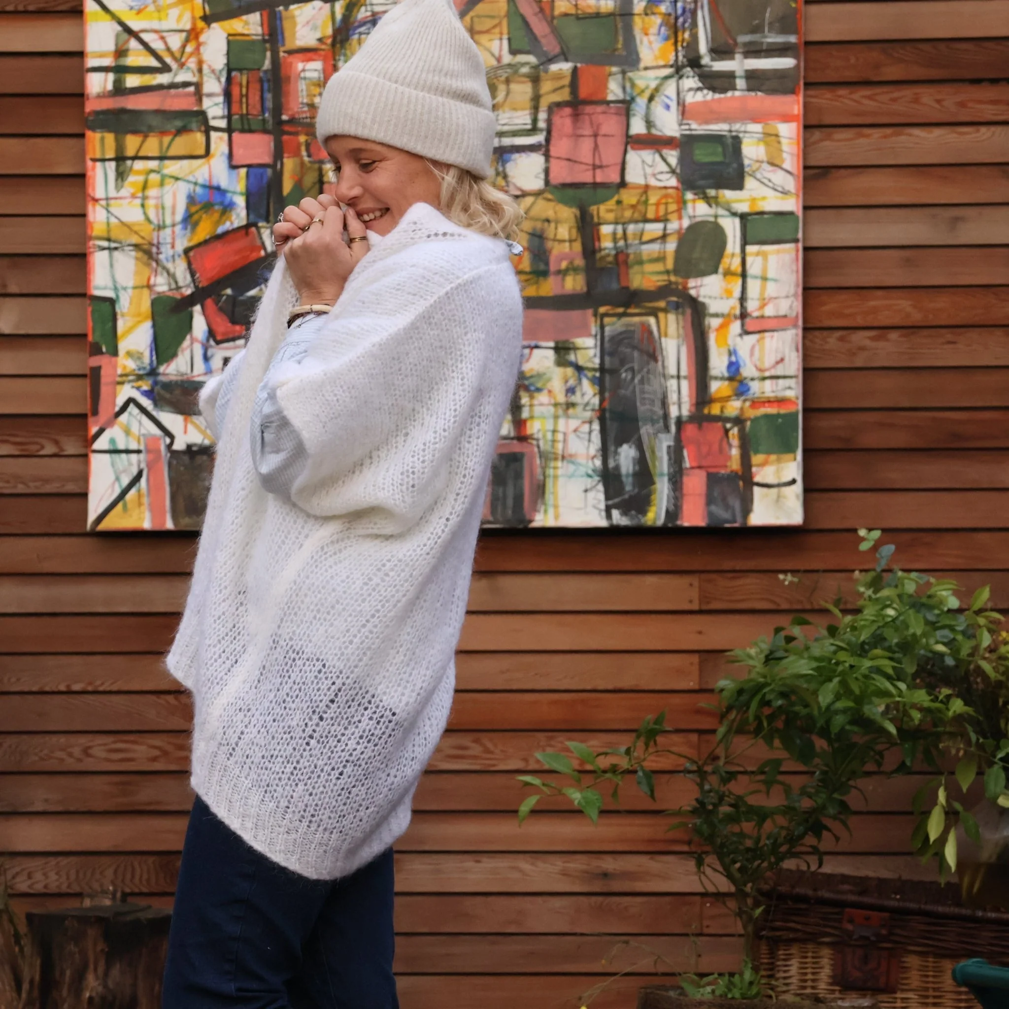 Gilet Naëlle ivoire - Image 7
