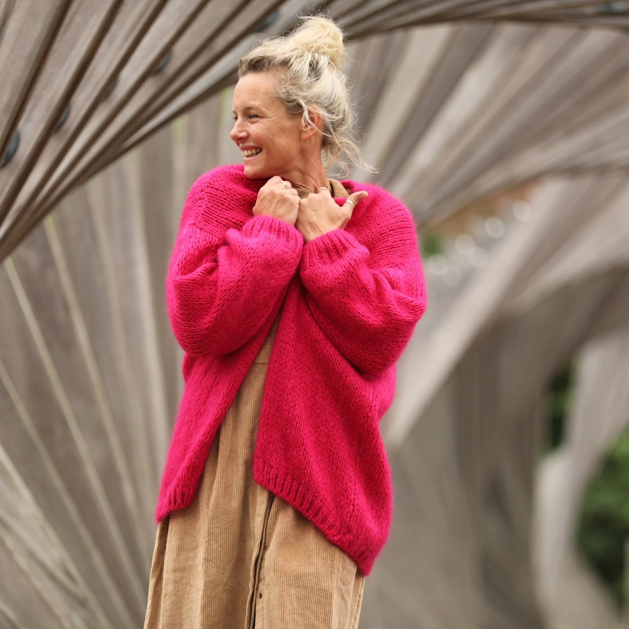 Gilet Prisca Framboise - Image 5