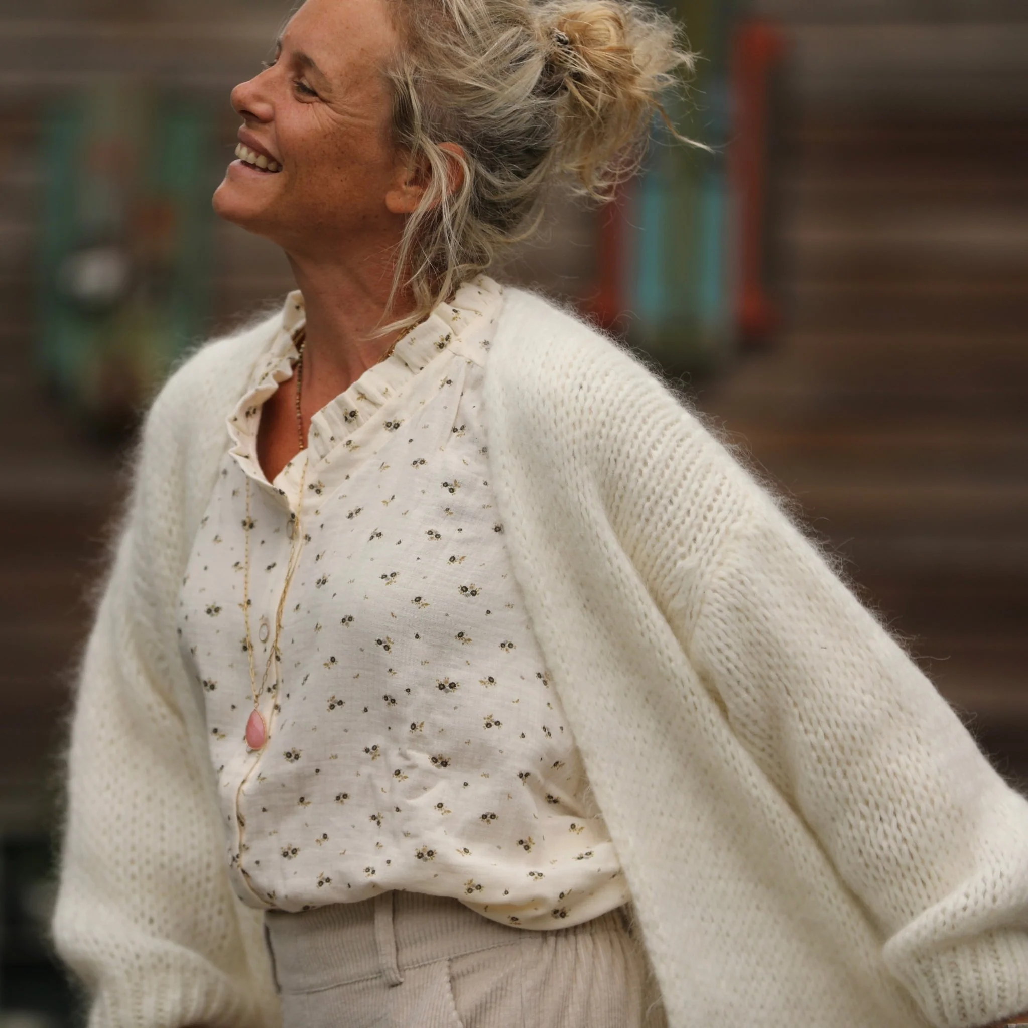 Gilet Prisca Ivoire - Image 8