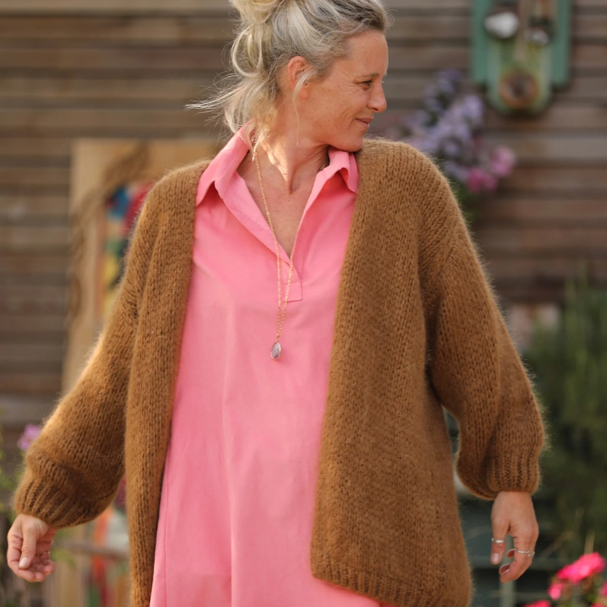 Gilet Prisca Noisette - Image 4