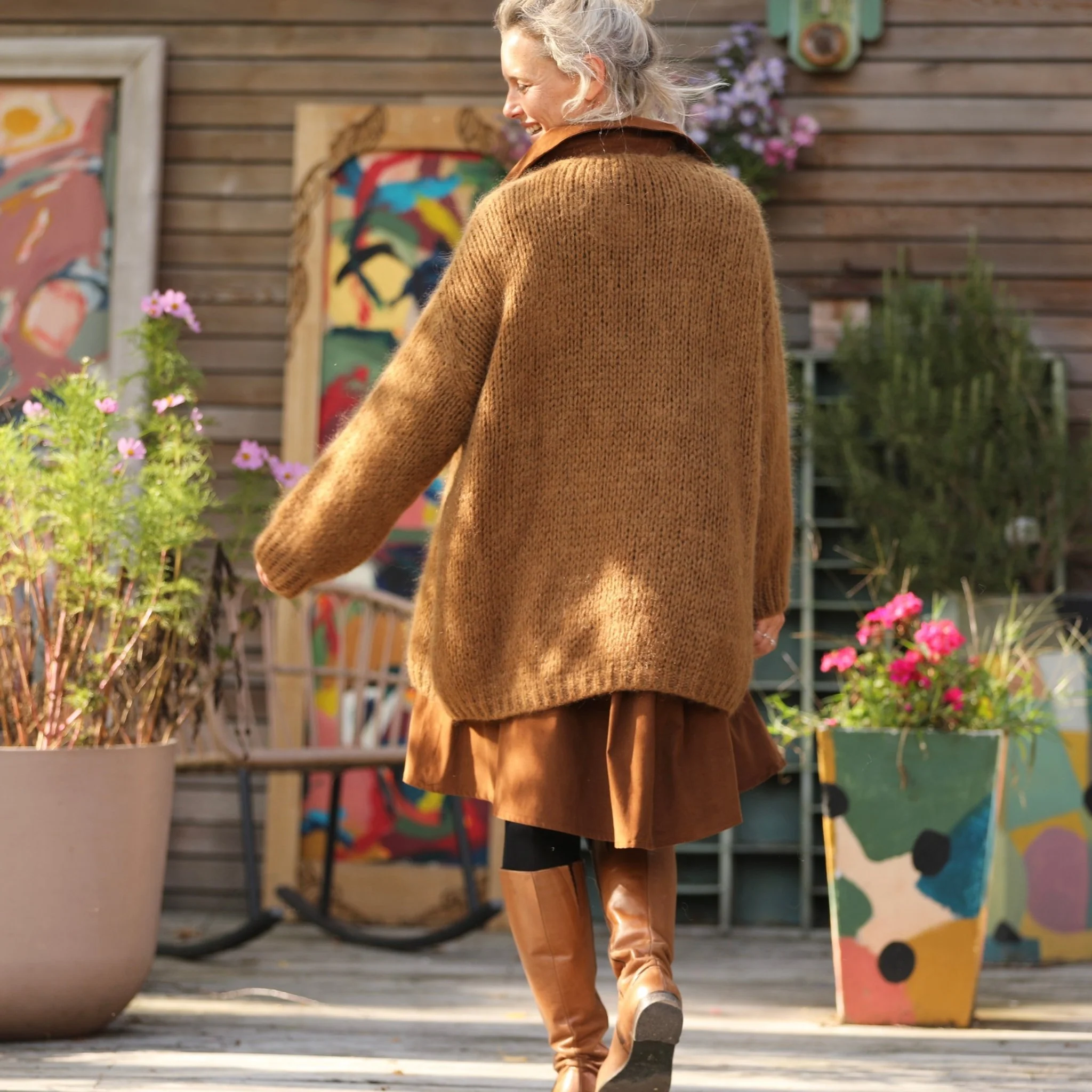 Gilet Prisca Noisette - Image 9