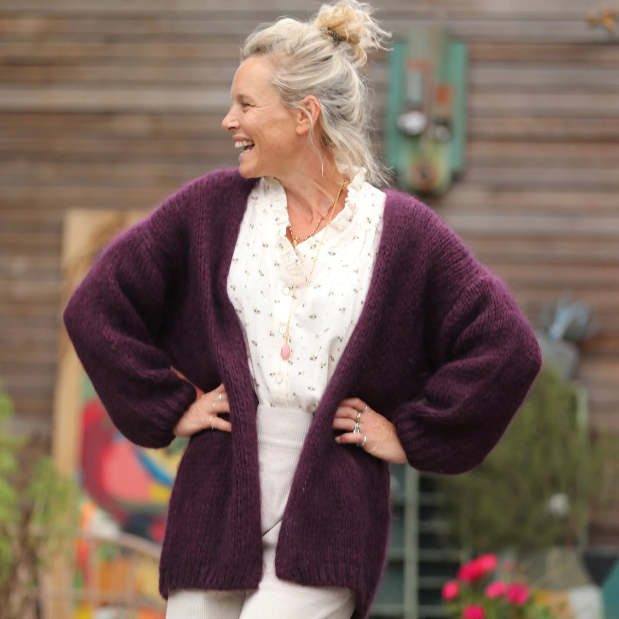 Gilet Prisca Prune - Image 3