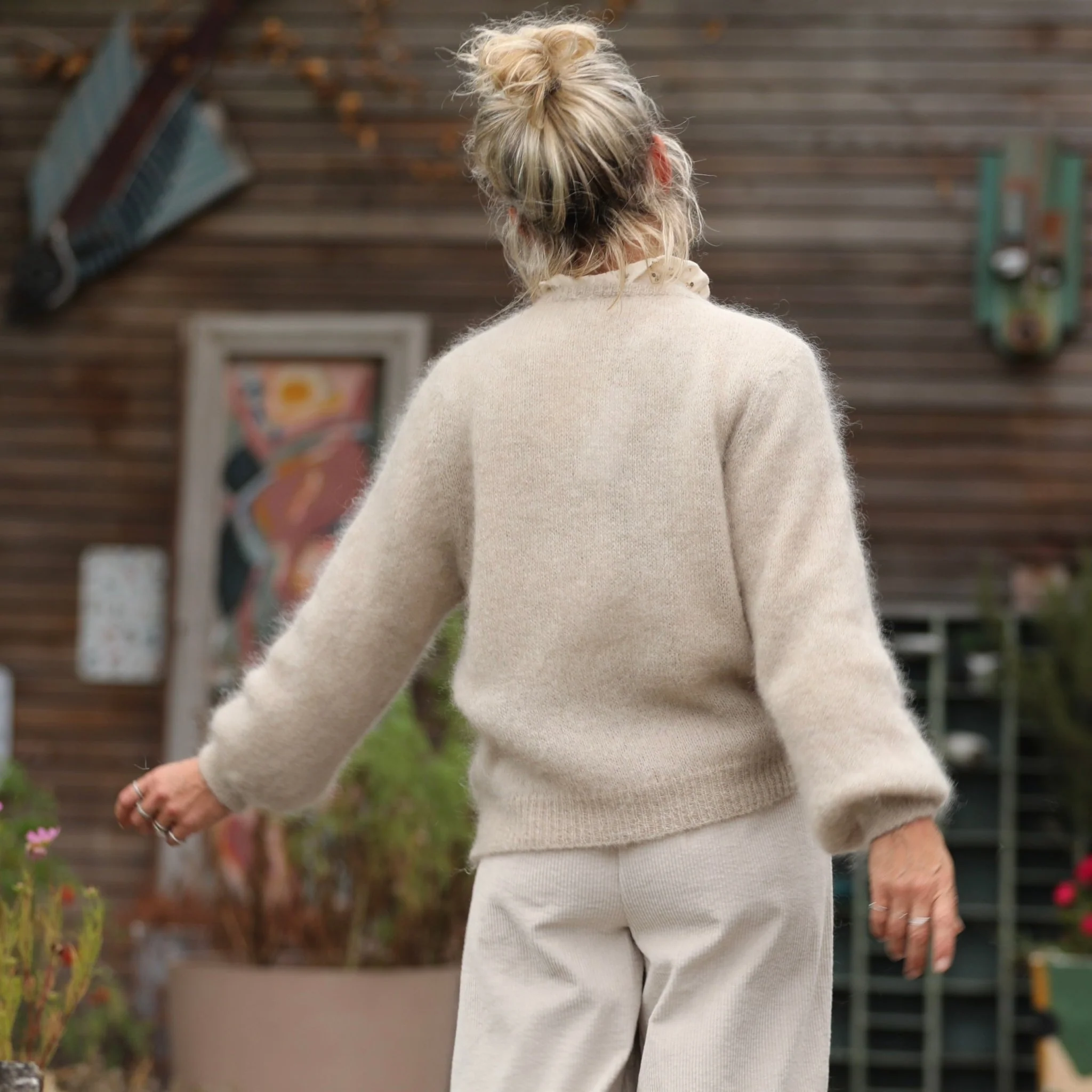 Gilet Sélène -Ficelle - Image 2