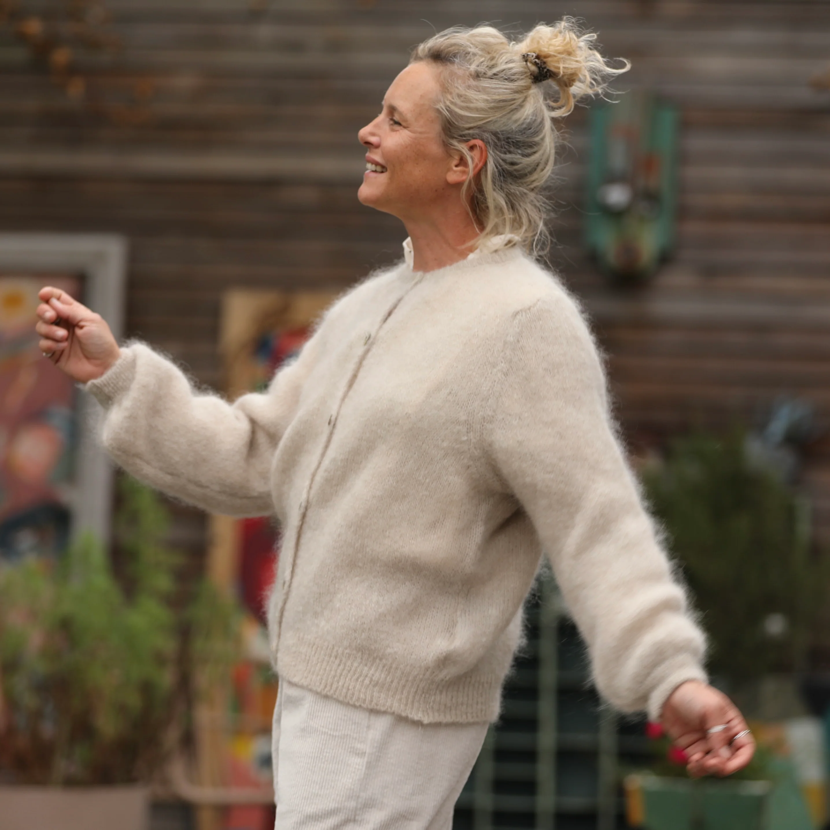 Gilet Sélène -Ficelle - Image 4