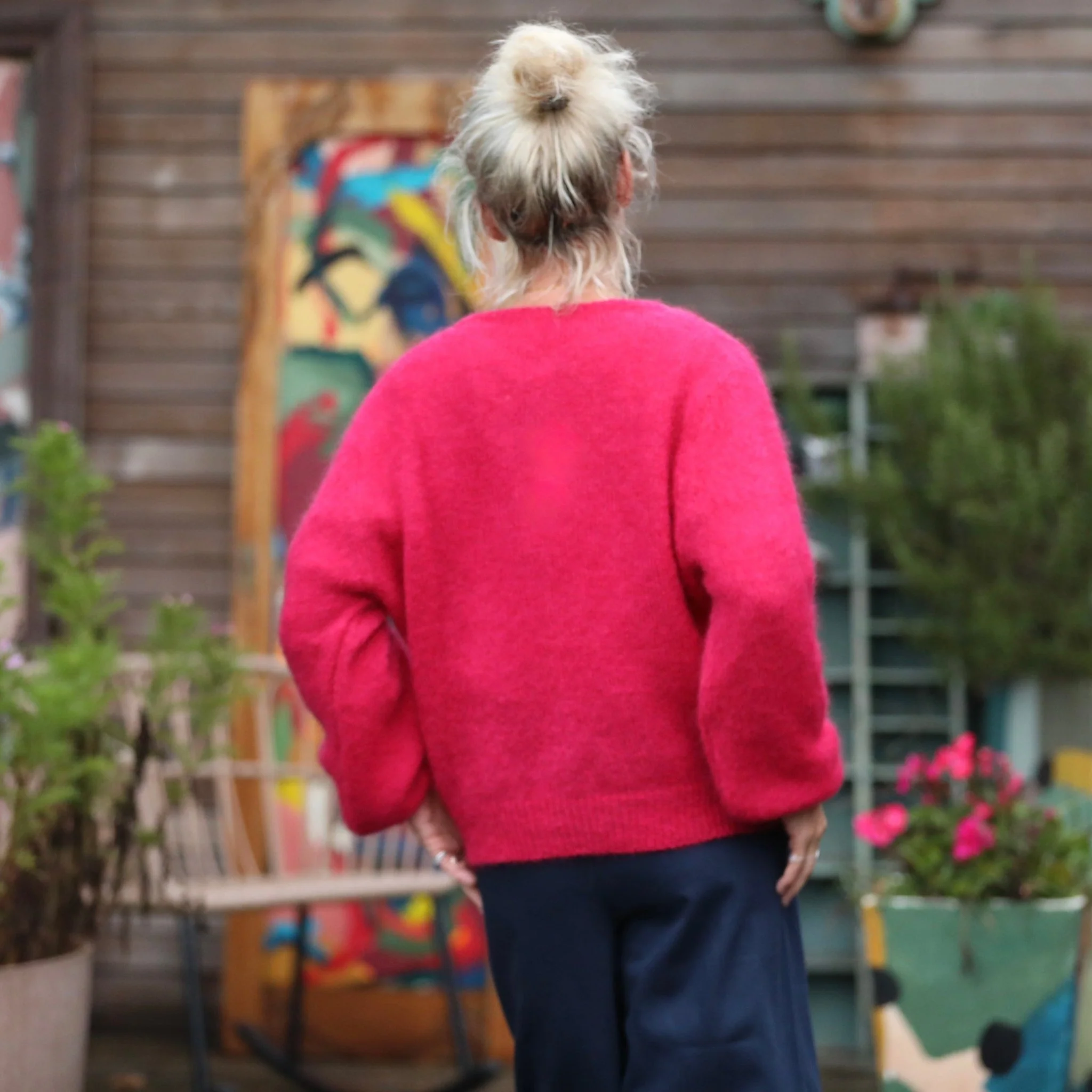 Gilet Sélène -Fraise - Image 5
