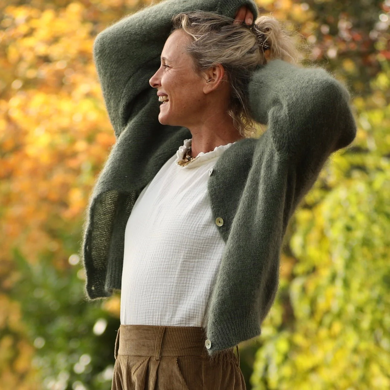 Gilet Sélène - Kaki - Image 3