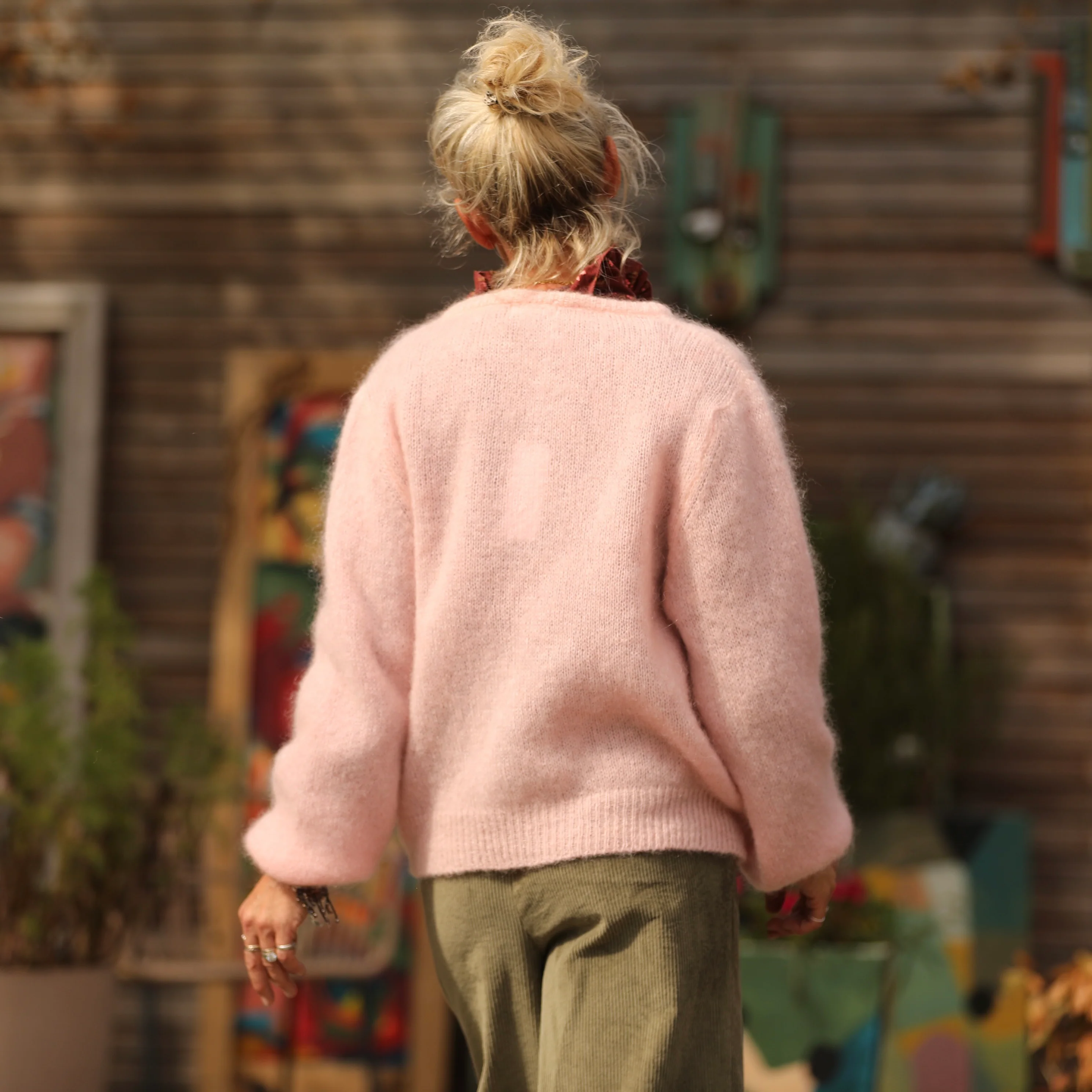 Gilet Sélène - Rose dragé - Image 3
