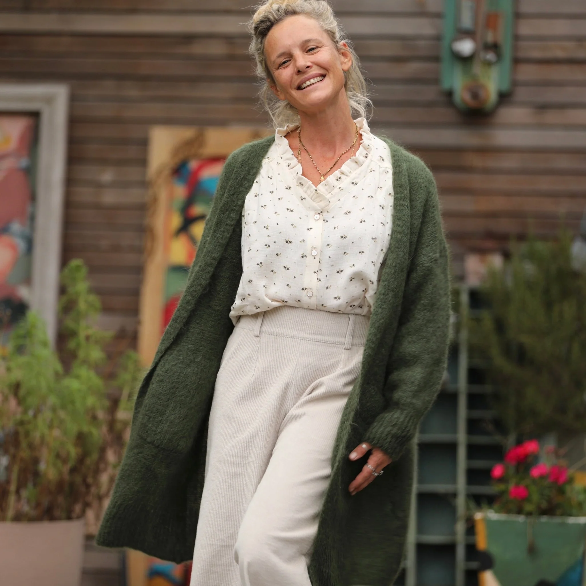 Gilet Naïs - Kaki - Image 6