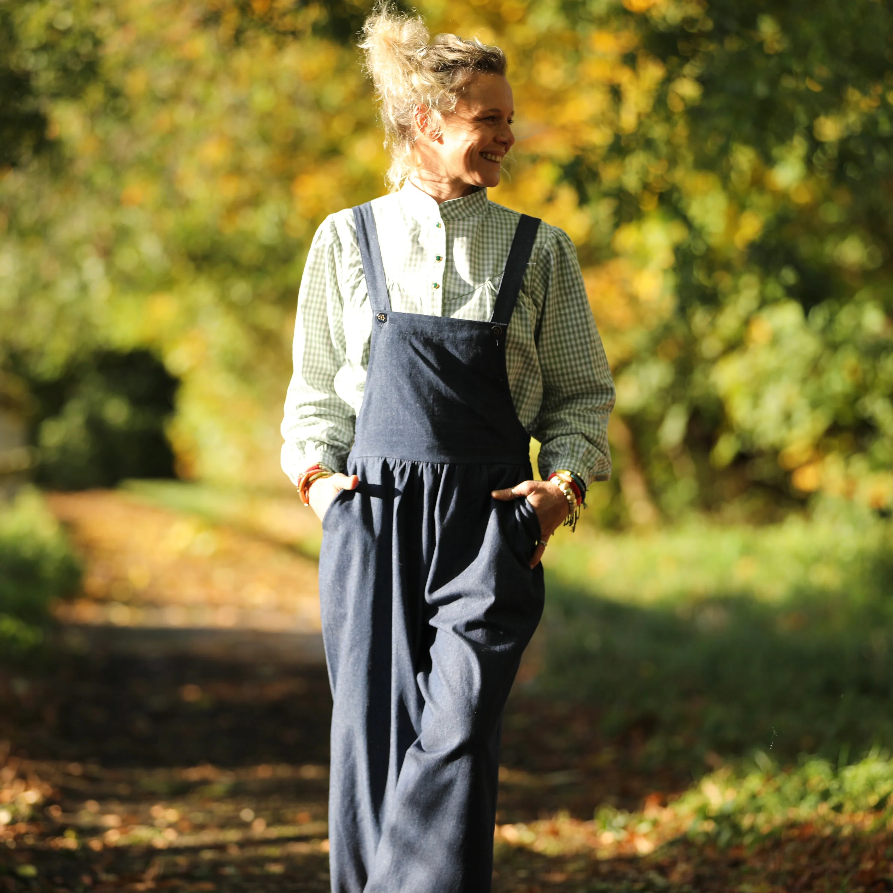 Salopette Isaure - jean brut - Image 4