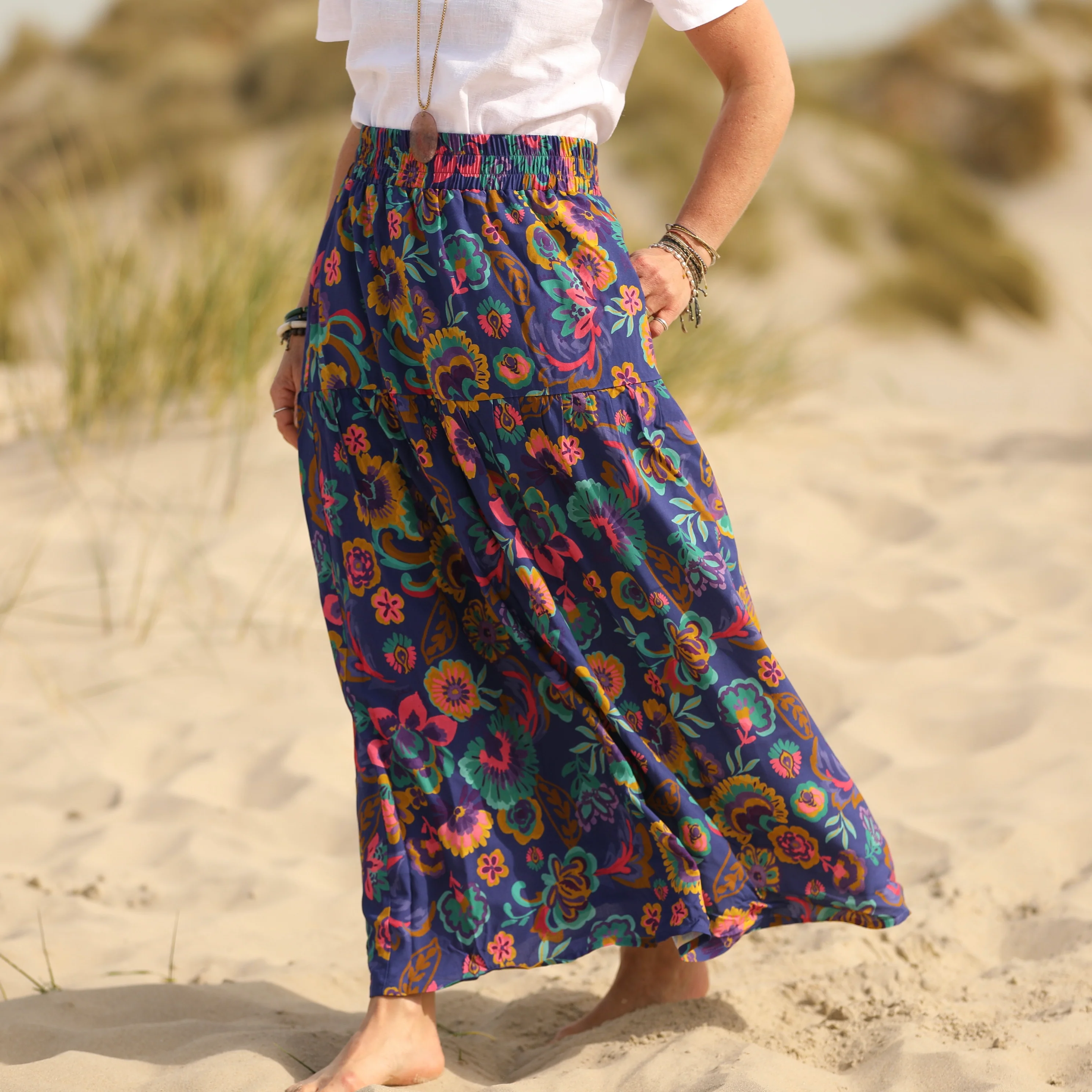 Jupe Sarah - viscose explosion florale - Image 6